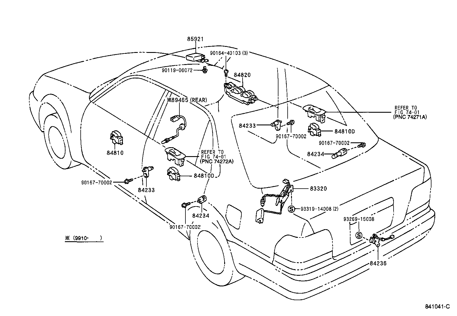 LEXUS 89465-02040 - Lambda zonde adetalas.lv