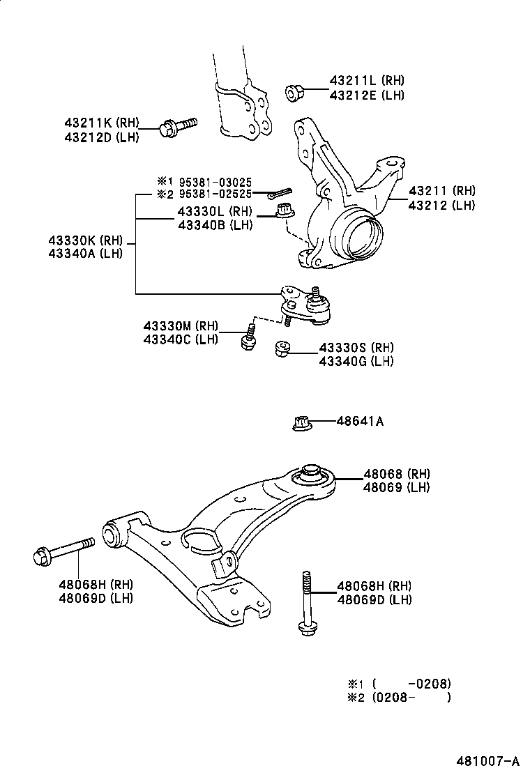 Suzuki 4333019115 - Balst / Virzošais šarnīrs adetalas.lv