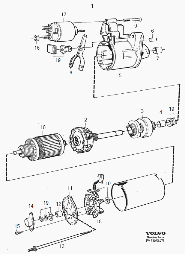 VAG 9128421 - Starteris adetalas.lv