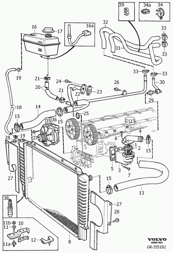 Volvo 30677767 - Blīve, Ūdenssūknis adetalas.lv