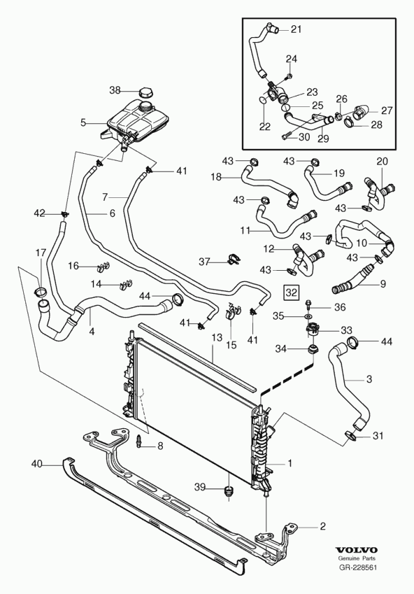 FORD 30741094 - Radiators, Motora dzesēšanas sistēma adetalas.lv