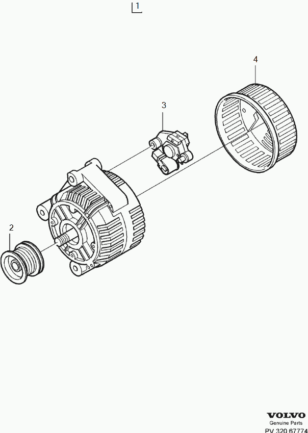 Volvo 8111107 - Ģenerators adetalas.lv