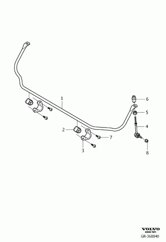 FORD 30760678 - Stiepnis / Atsaite, Stabilizators adetalas.lv