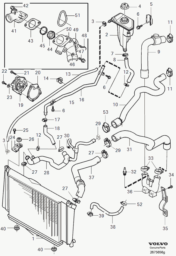 Volvo 30804963 - Kompensācijas tvertne, Dzesēšanas šķidrums adetalas.lv