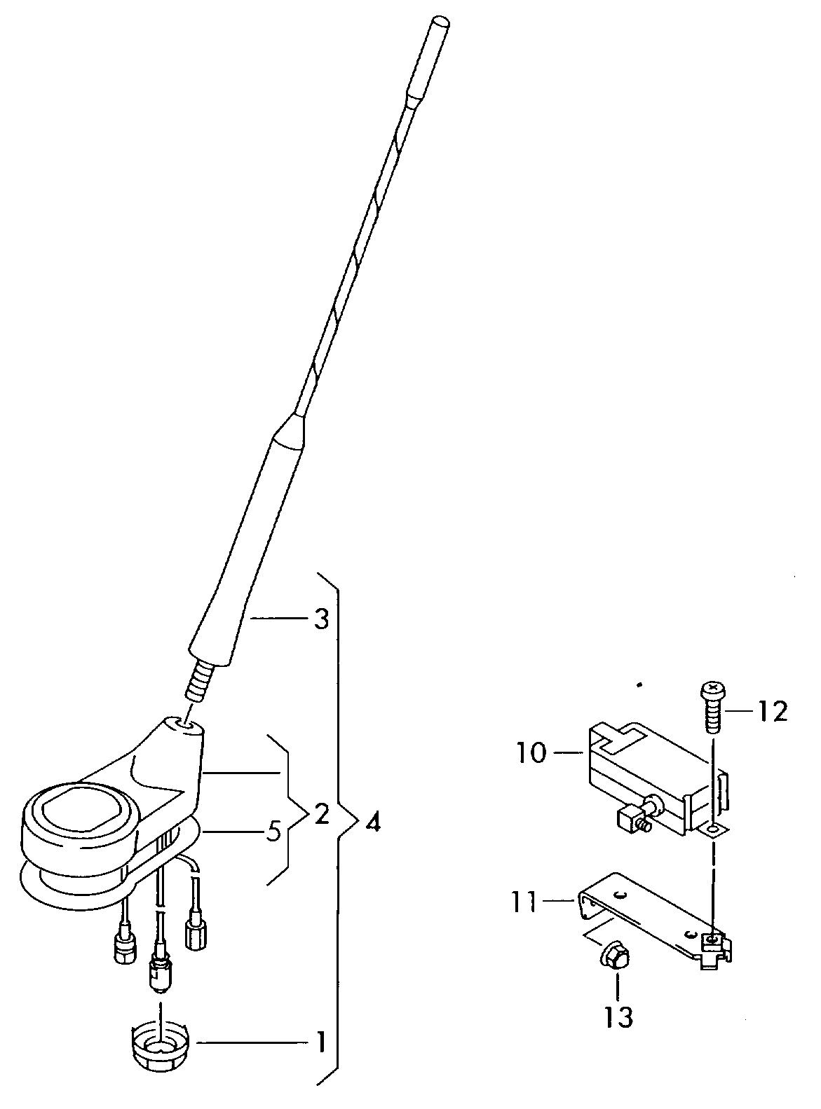 VAG 1J0035350 - Antena adetalas.lv