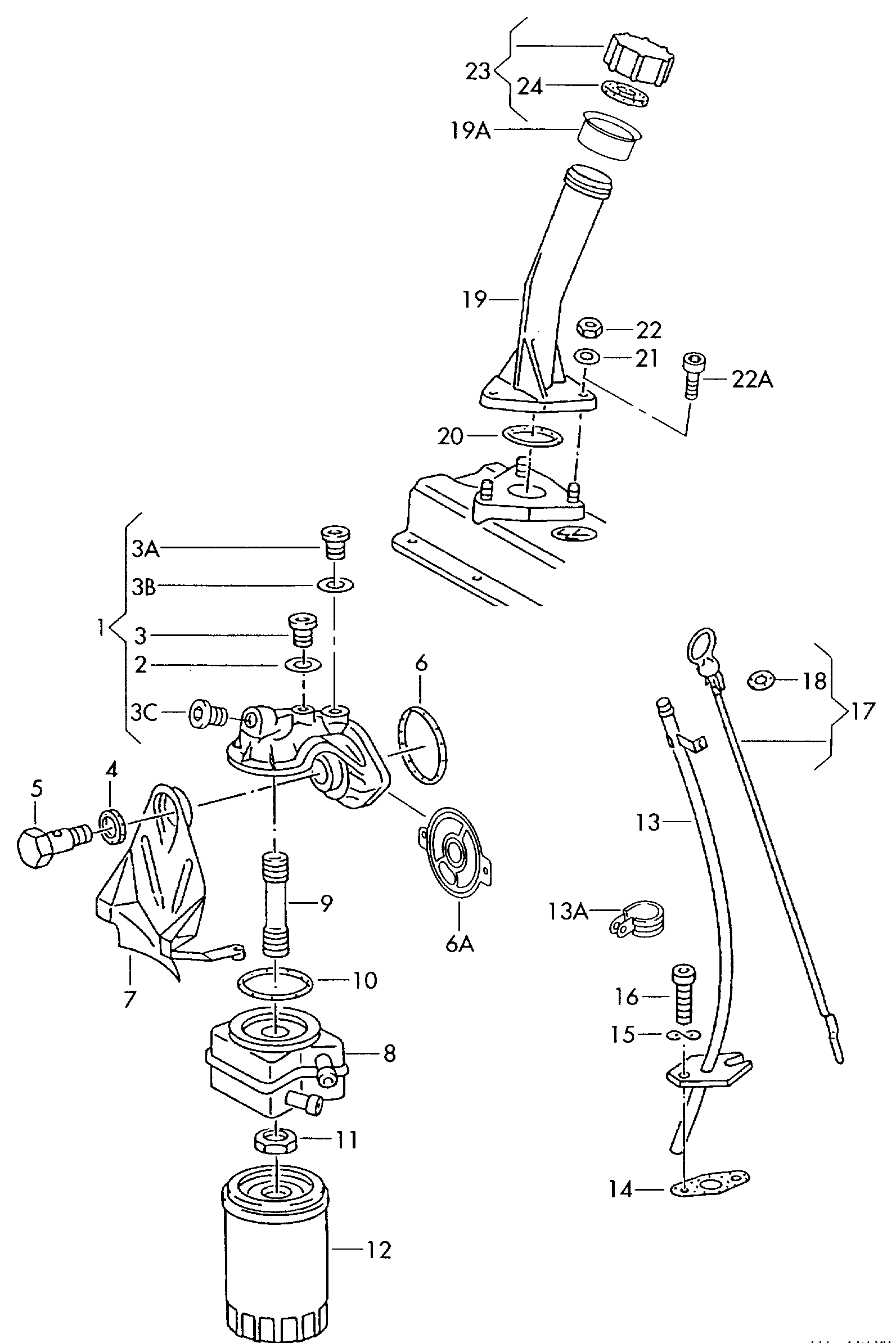 VAG 074115561 - Eļļas filtrs adetalas.lv