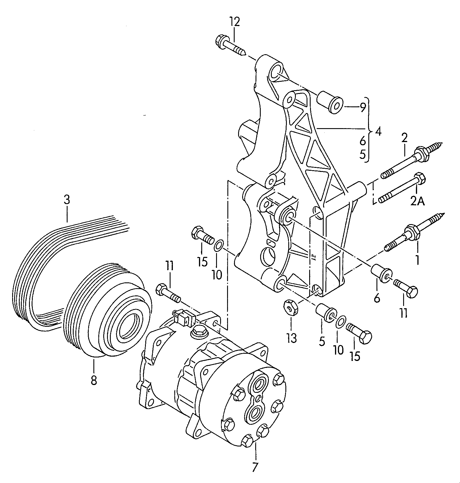 VAG 044260849B - Ķīļrievu siksna adetalas.lv