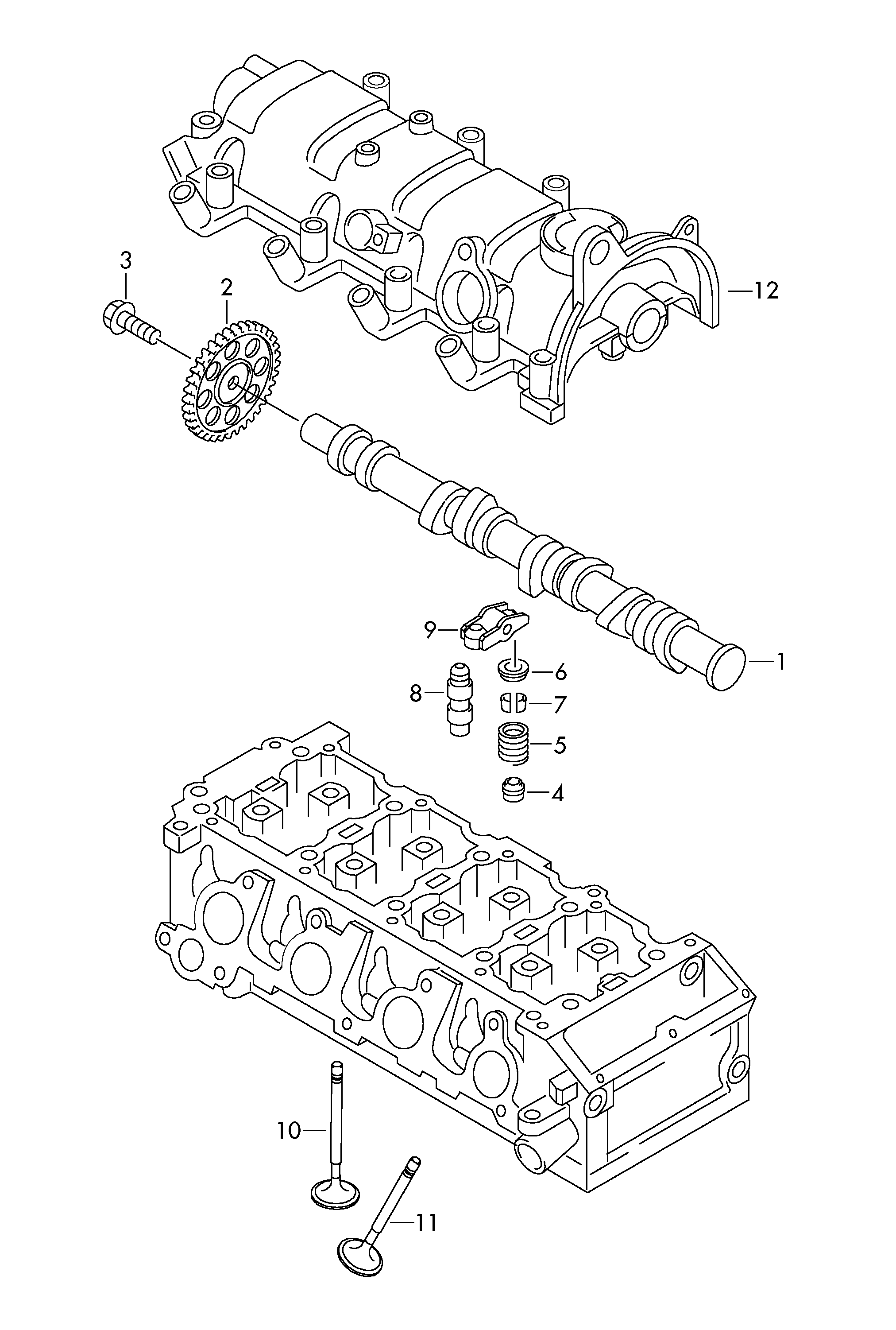 VW 03F109571C - Zobrats, Sadales vārpsta adetalas.lv