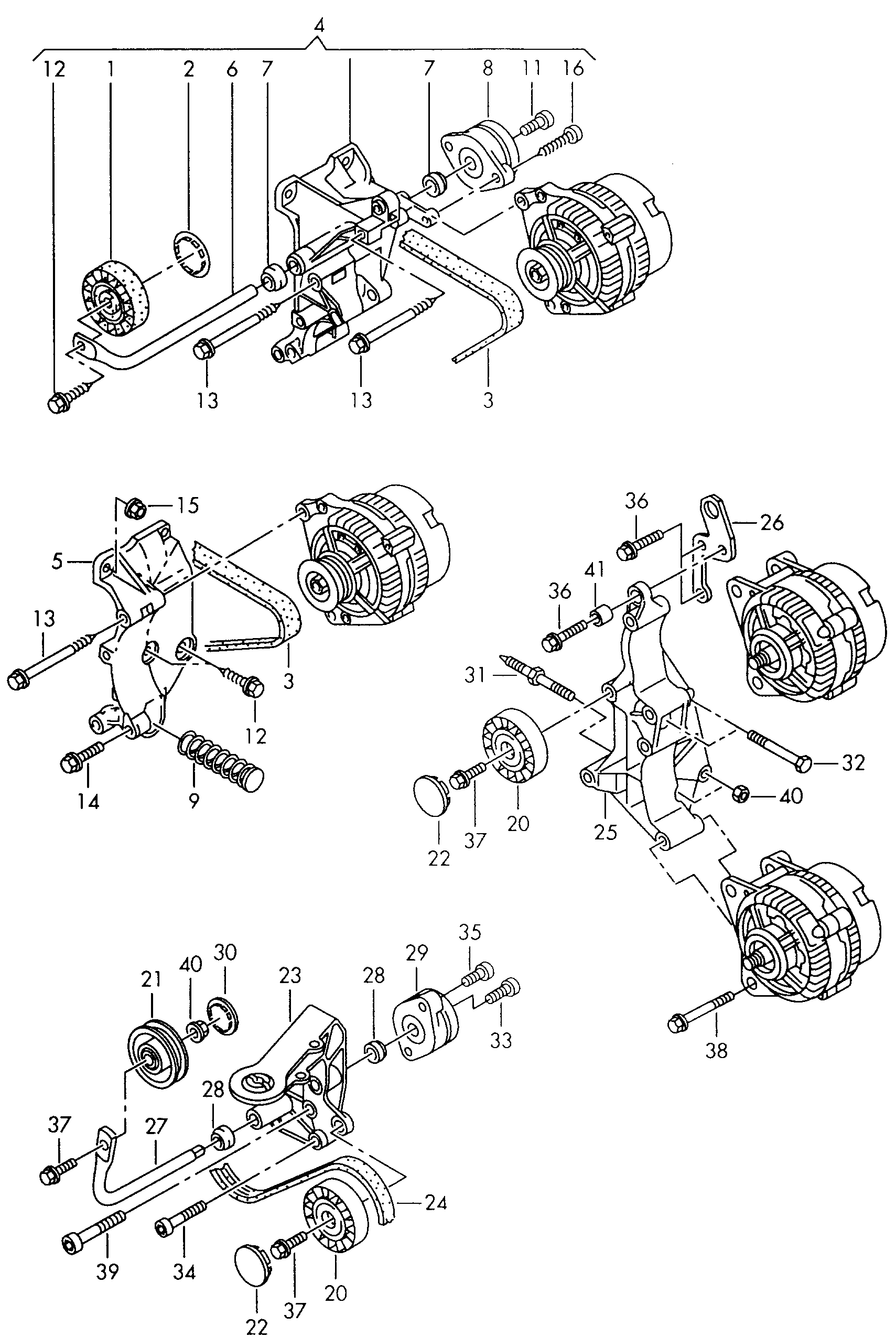 Skoda 044 903 137 R - Ķīļrievu siksna adetalas.lv