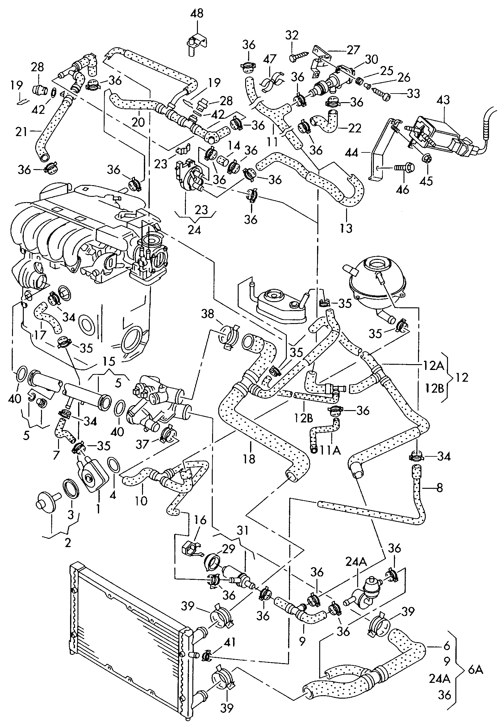 Seat 068 117 021 B - Eļļas radiators, Motoreļļa adetalas.lv