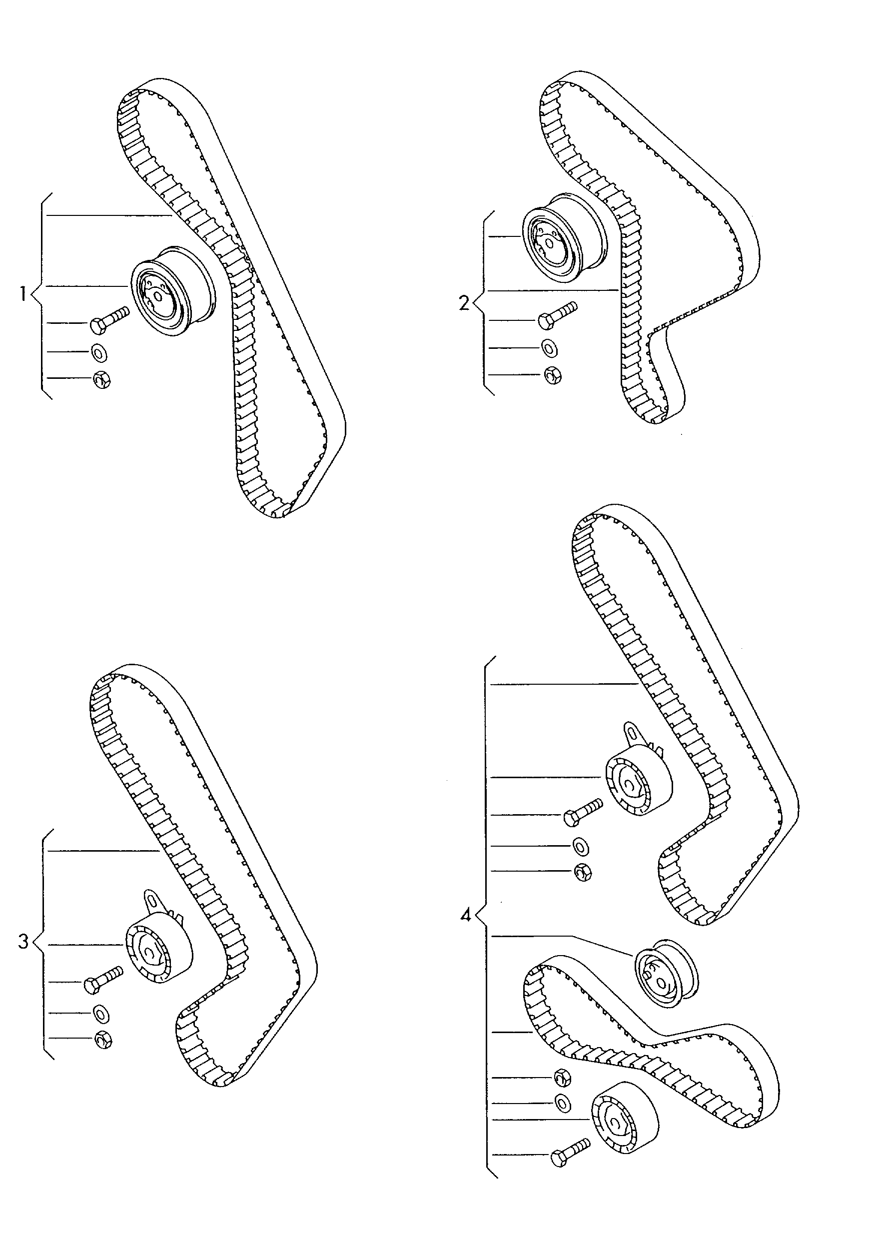 VAG 028 198 119A - Zobsiksnas komplekts adetalas.lv