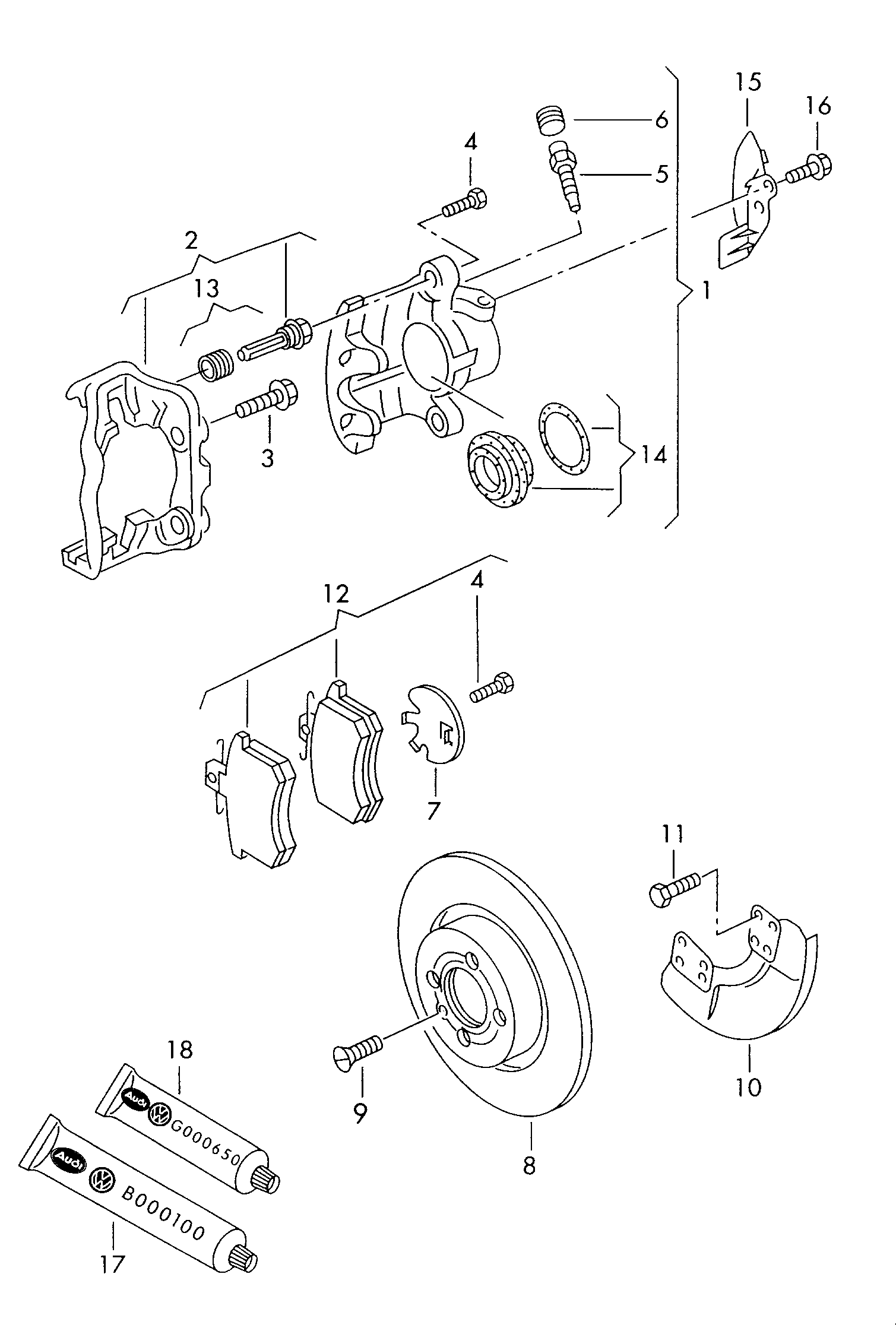 AUDI 357 615 301 - Bremžu diski adetalas.lv