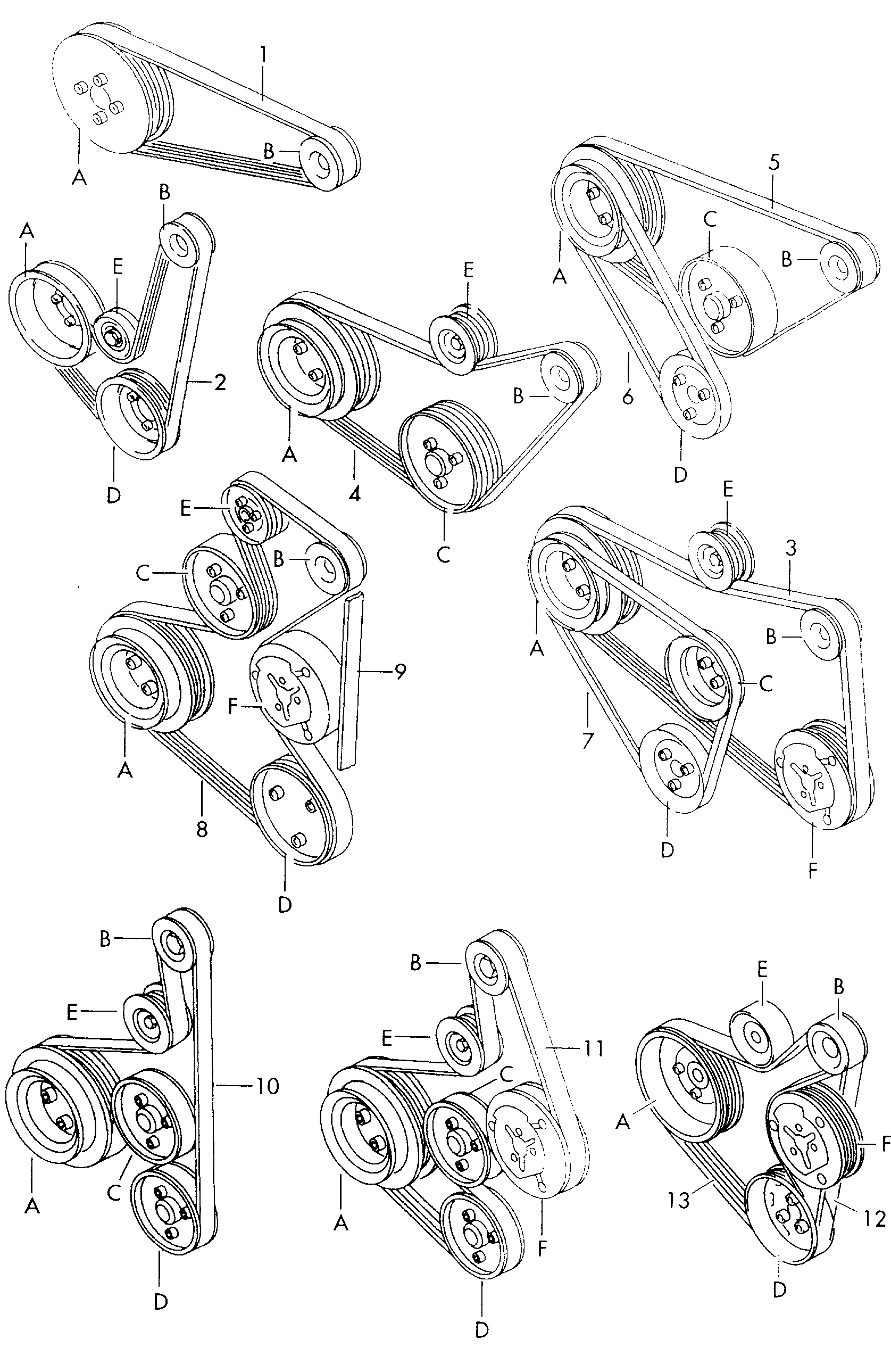 Seat 037903137H - Ķīļrievu siksna adetalas.lv