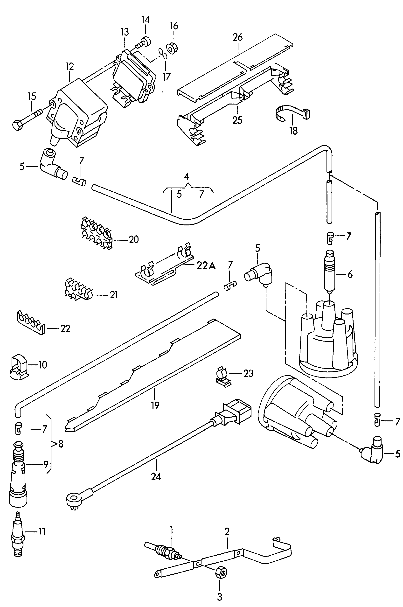 VAG 101 000 045 AA - Aizdedzes svece adetalas.lv