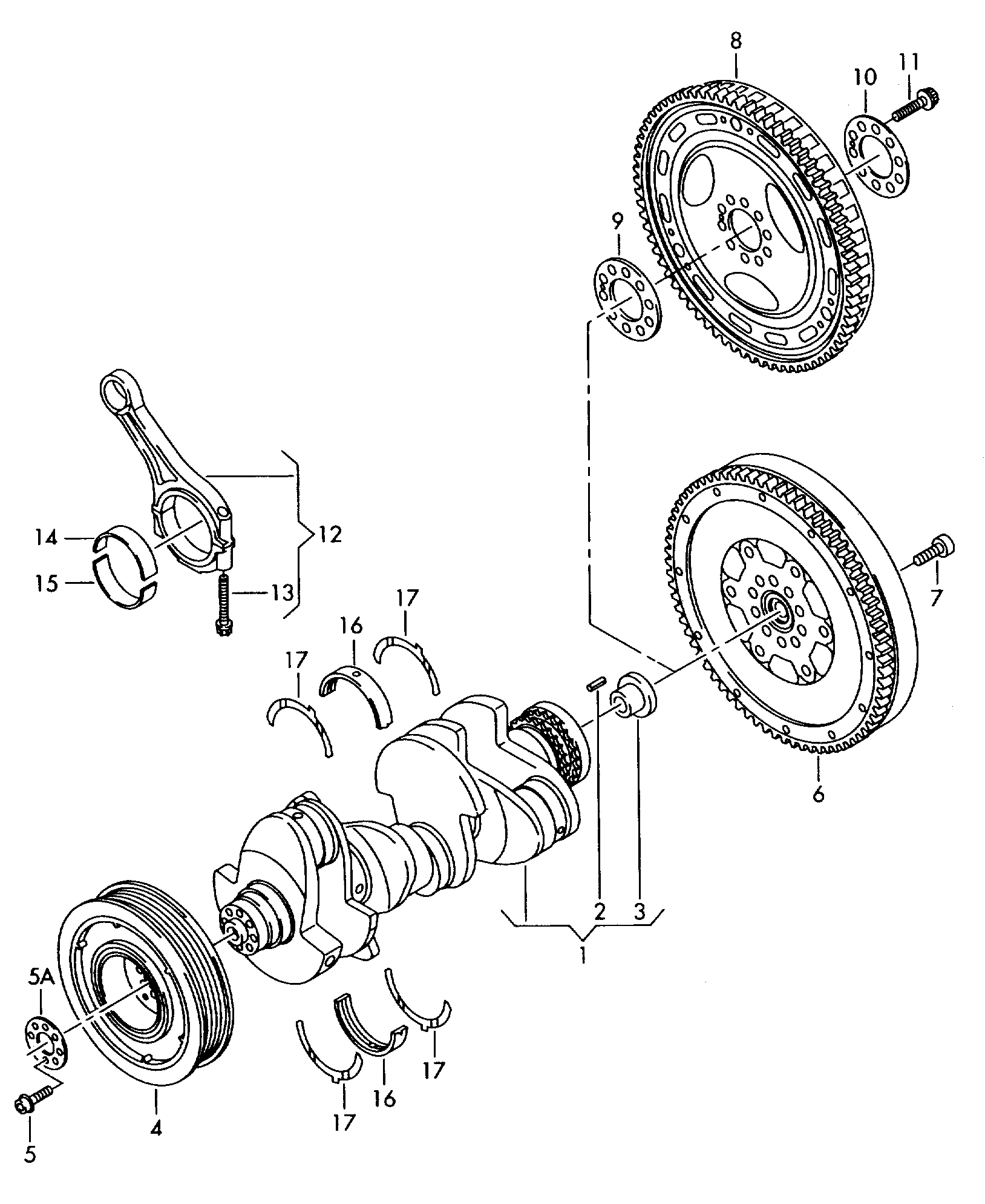 VAG 059105251AJ - Piedziņas skriemelis, Kloķvārpsta adetalas.lv