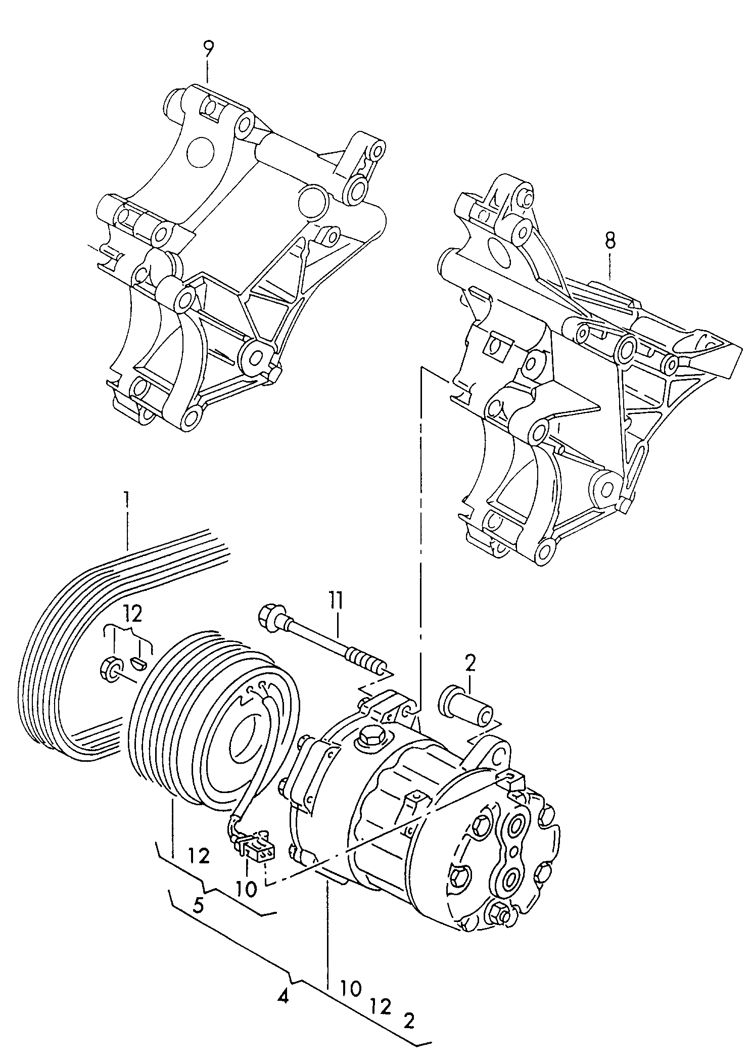 CUPRA 7M0820803P - A/C compressor adetalas.lv