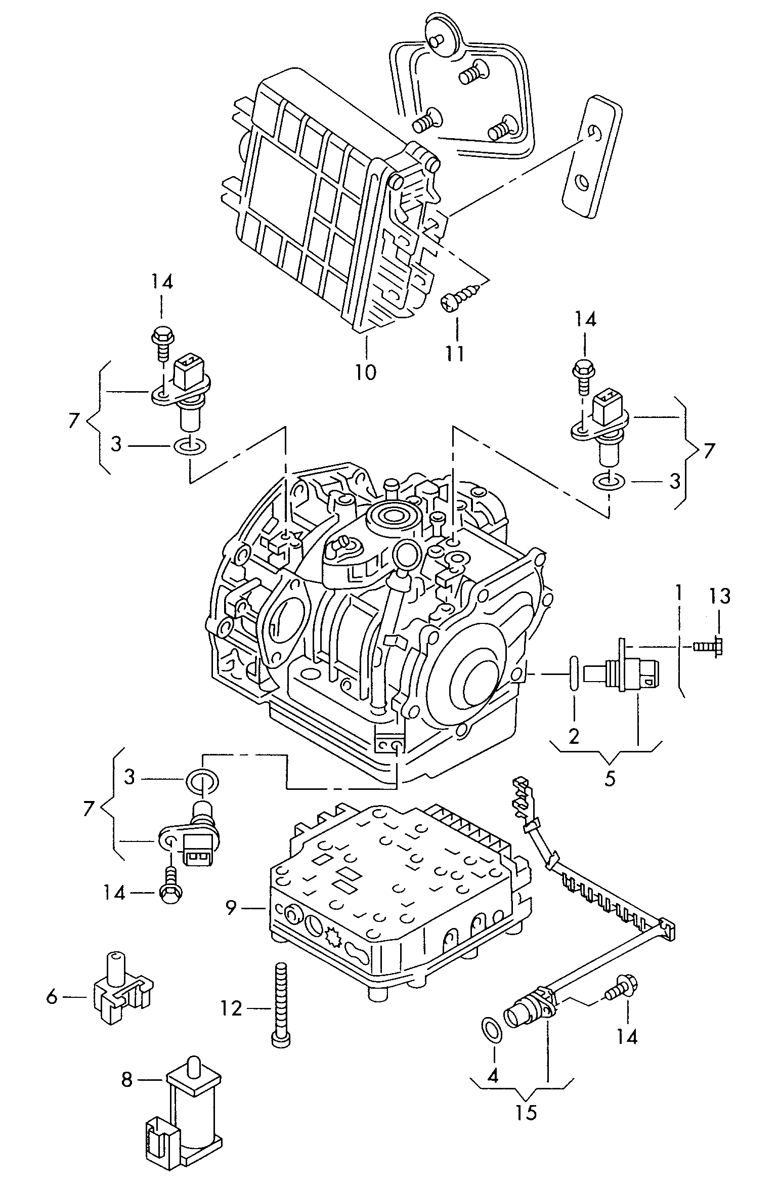 Seat 095 927 321 C - Devējs, Ātrums / Rotācijas frekvence adetalas.lv