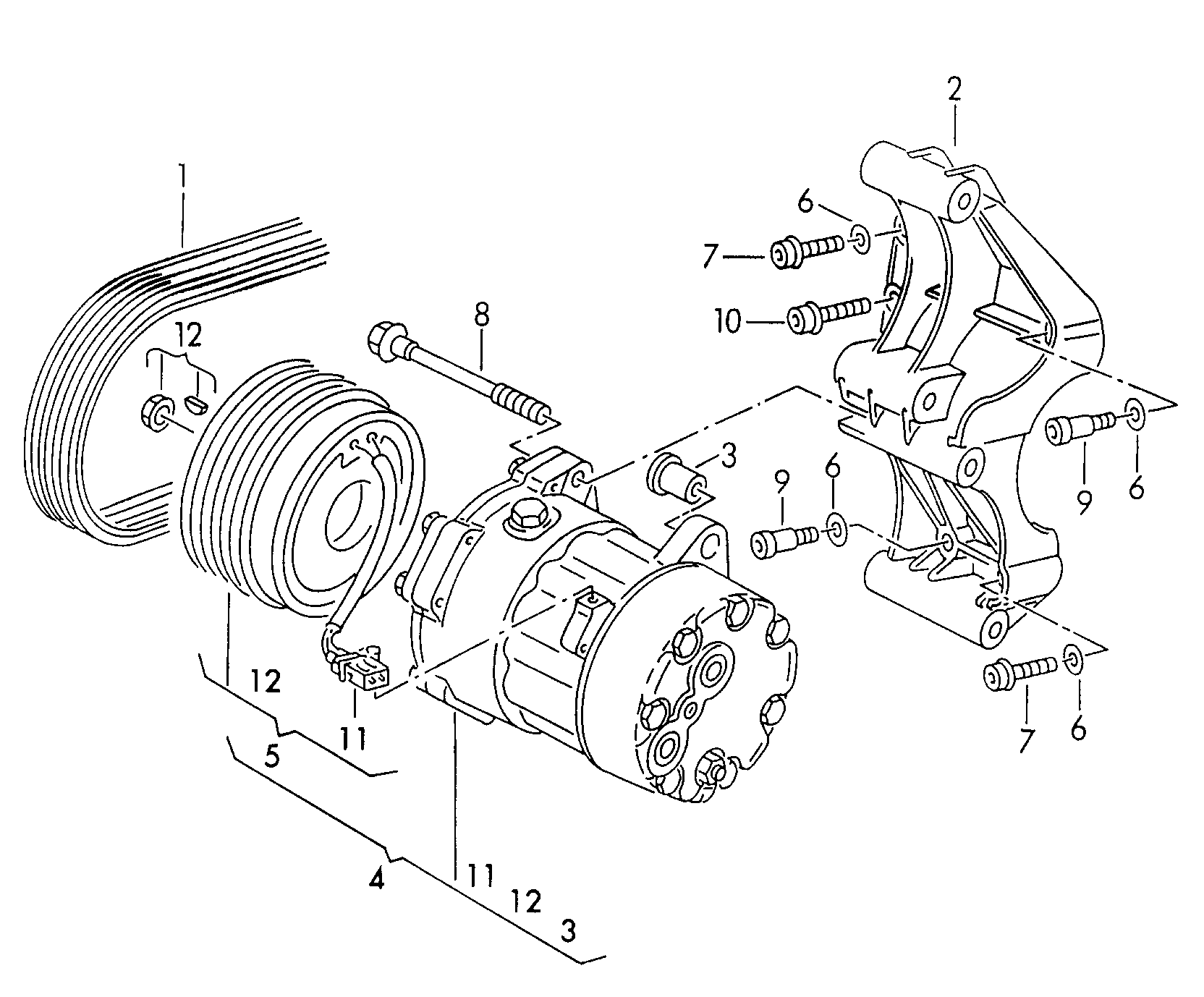 FORD 7M0820803N - Kompresors, Gaisa kond. sistēma adetalas.lv