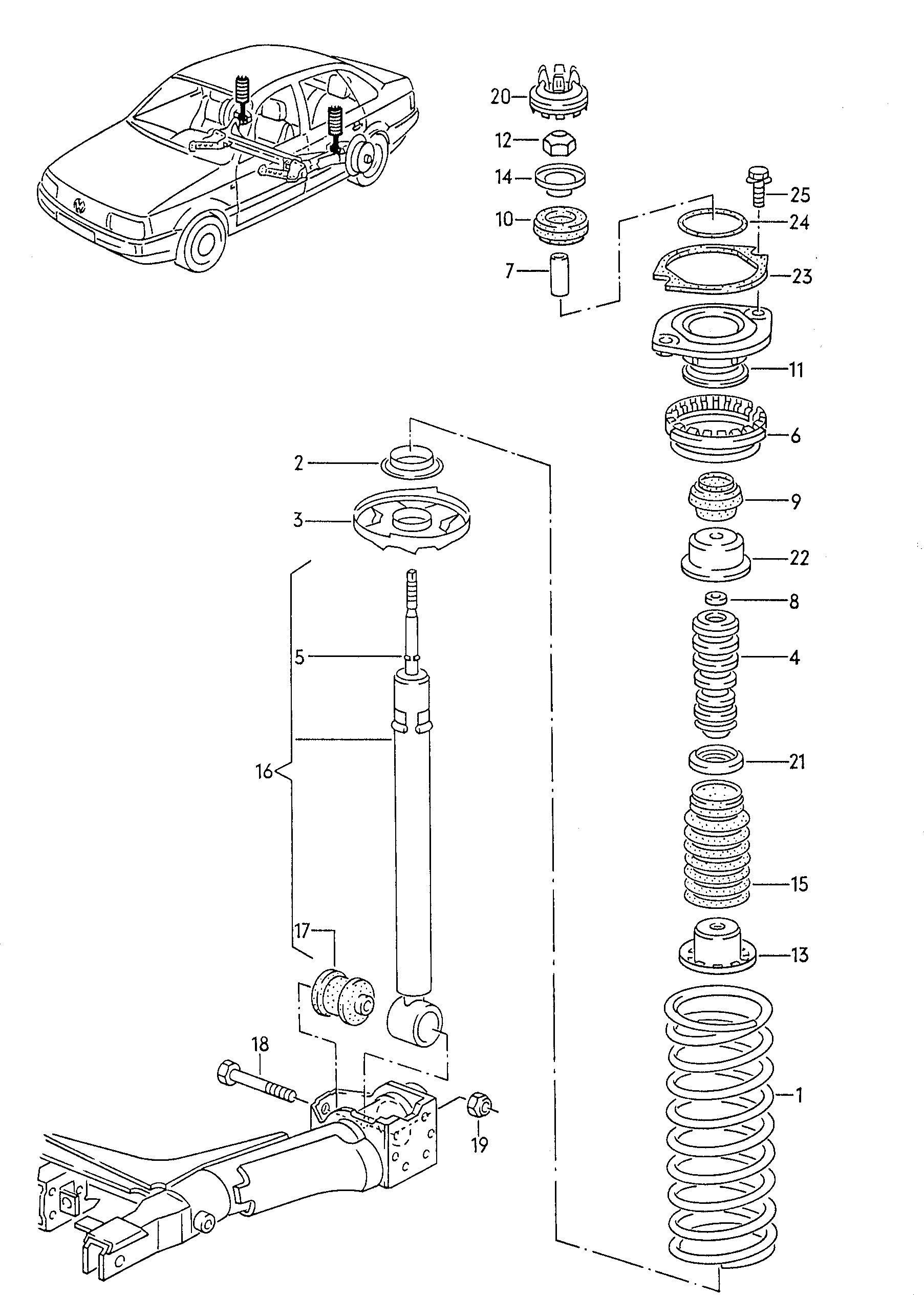 VW N 900 577 03 - Siksnas spriegotājs, Ķīļsiksna adetalas.lv