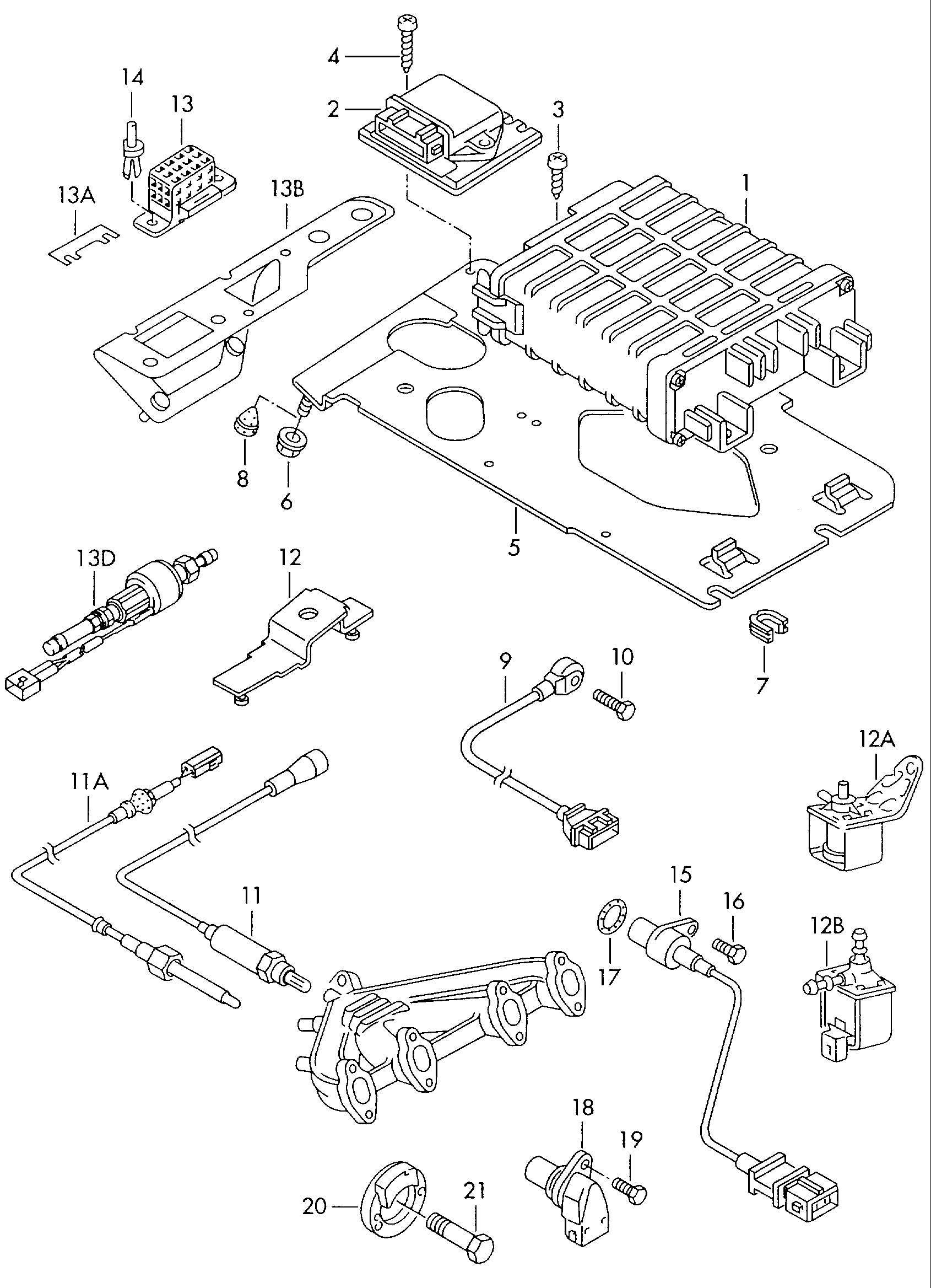 VAG 191911261A - Vadības bloks, Kvēlsveces darbības laiks adetalas.lv