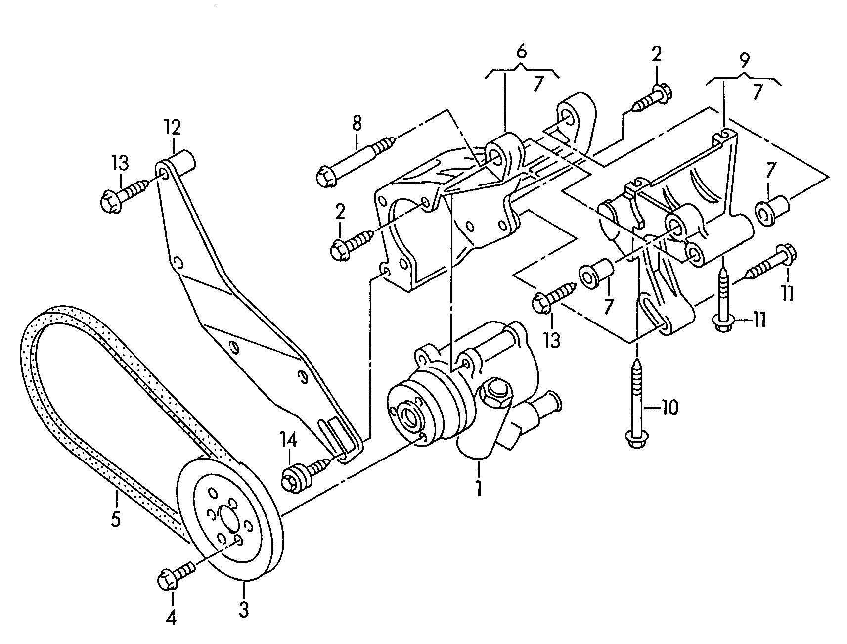 VAG 028 145 157 DX - Hidrosūknis, Stūres iekārta adetalas.lv