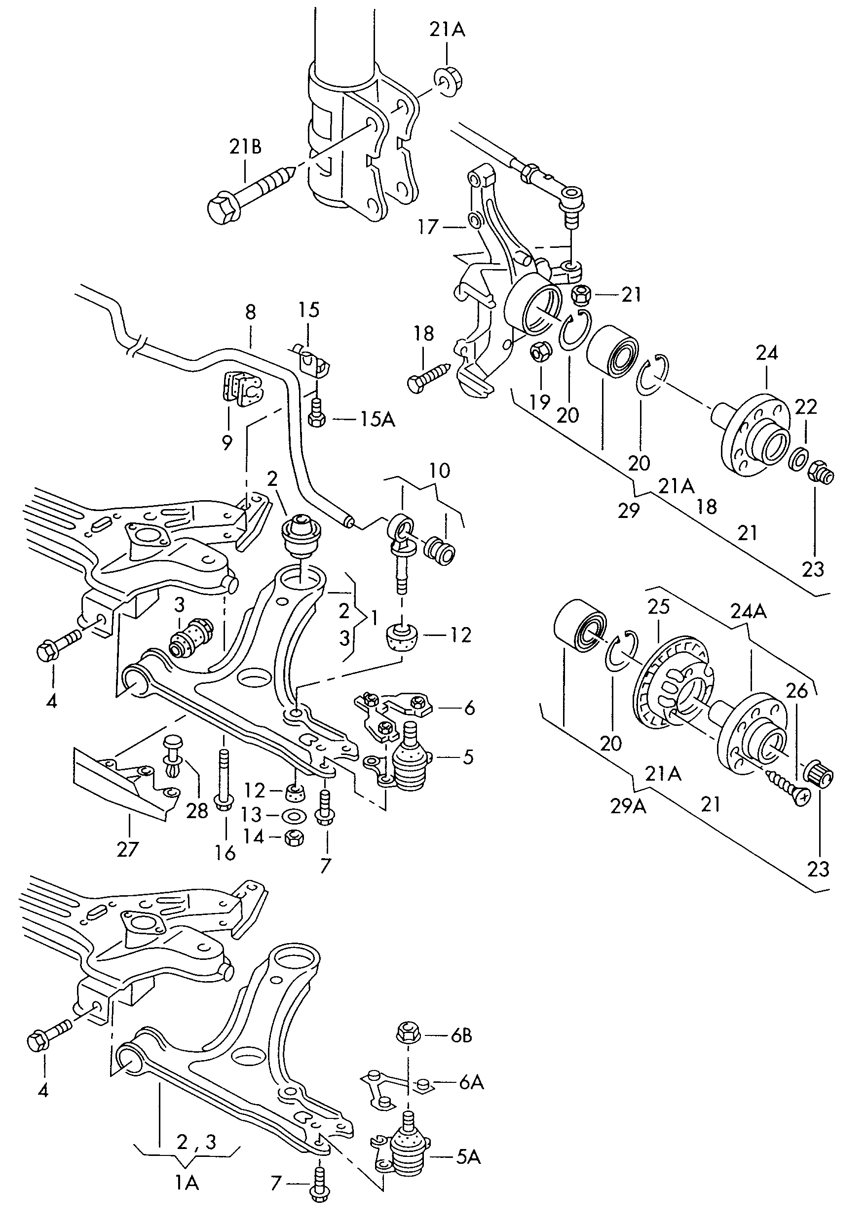 Seat 1H0 498 625 - Riteņa rumbas gultņa komplekts adetalas.lv