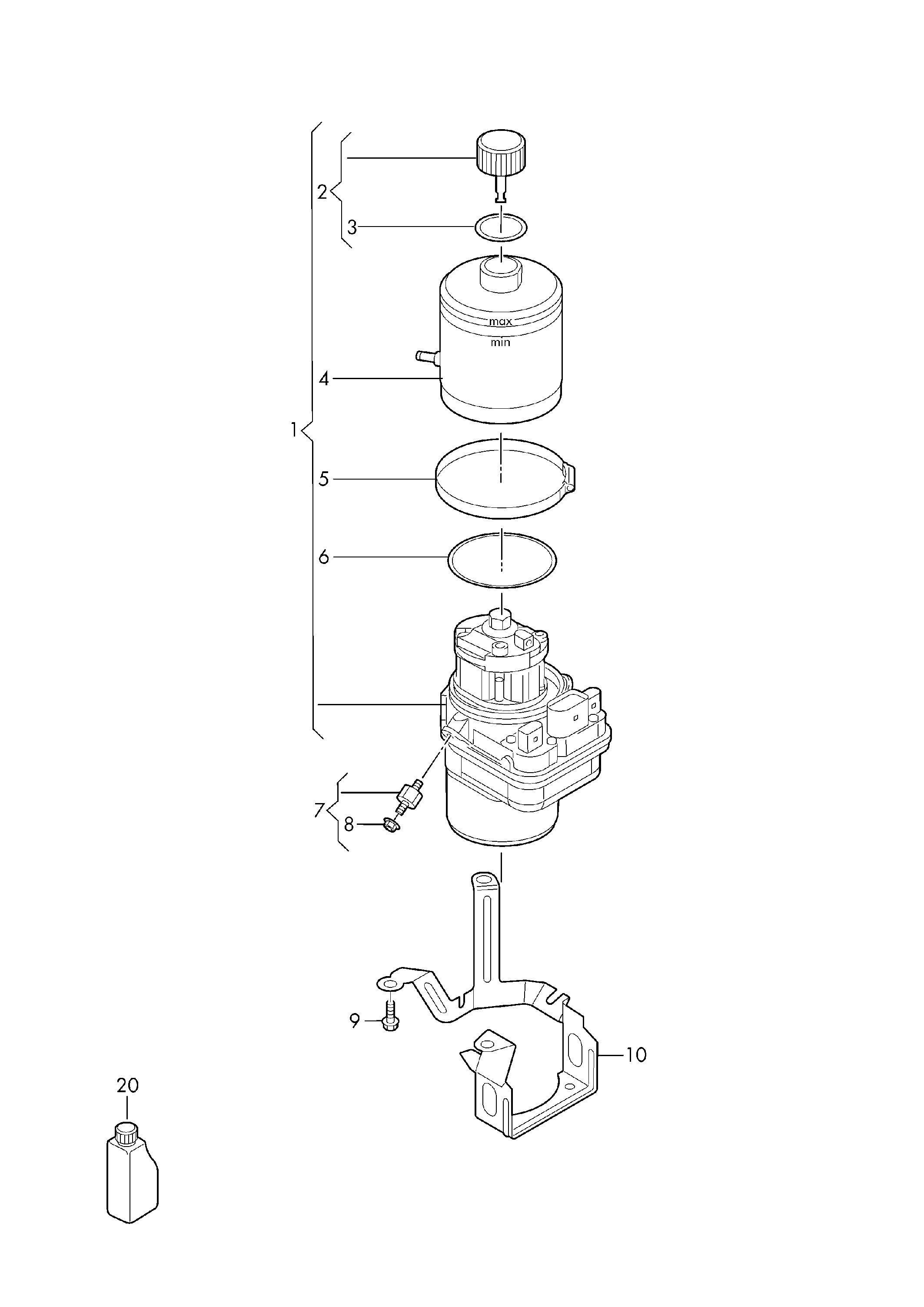 OM 6R0 423 156 C - Hidrosūknis, Stūres iekārta adetalas.lv