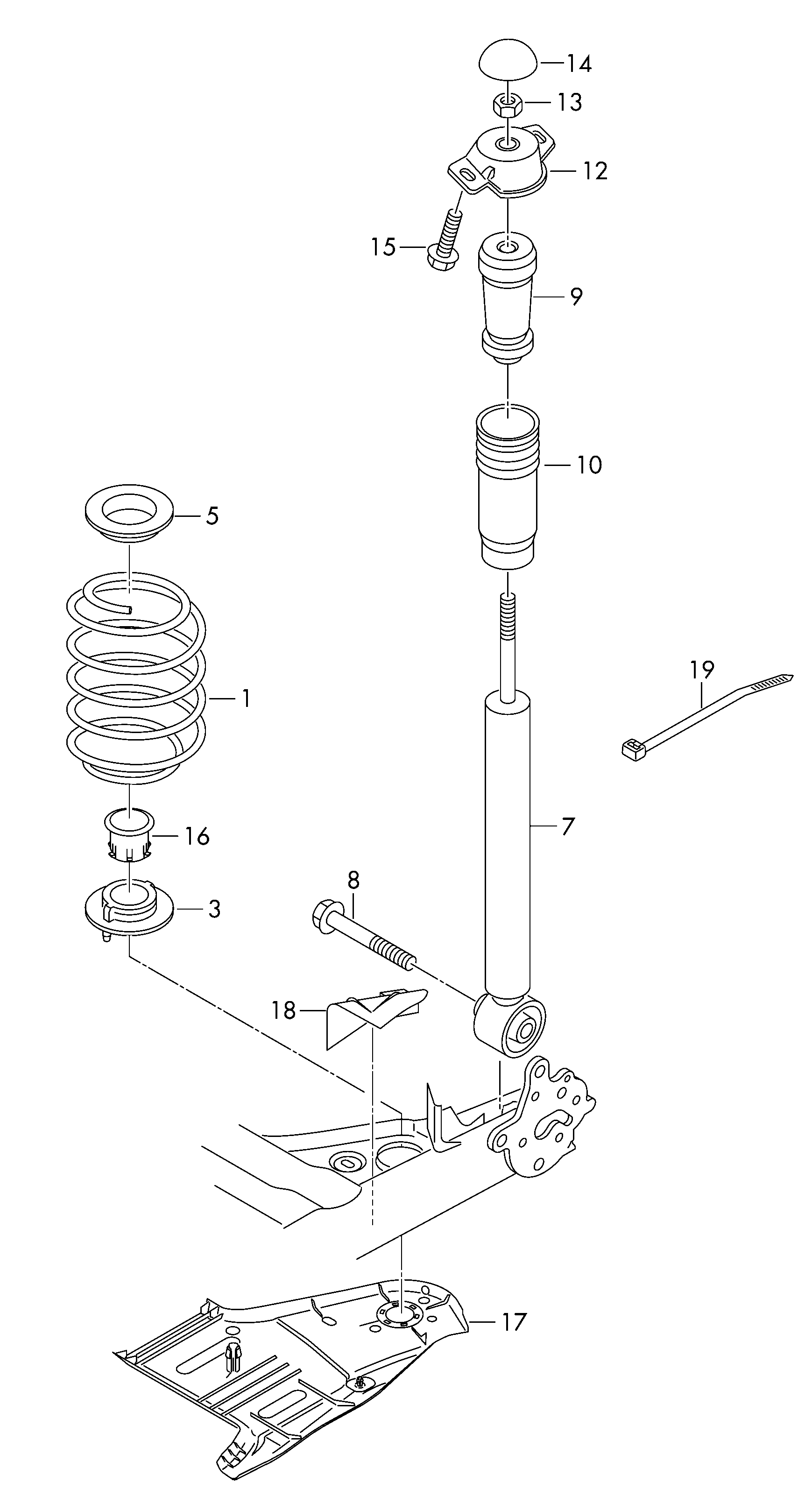 VAG 5Q0 513 049 CQ - Amortizators adetalas.lv