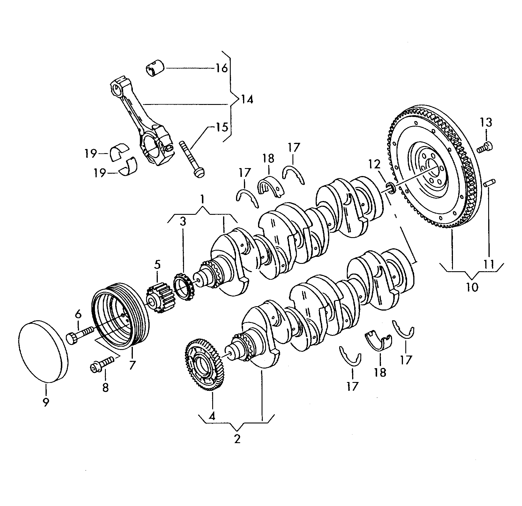 AUDI 03G 105 266 BK - Spararats adetalas.lv