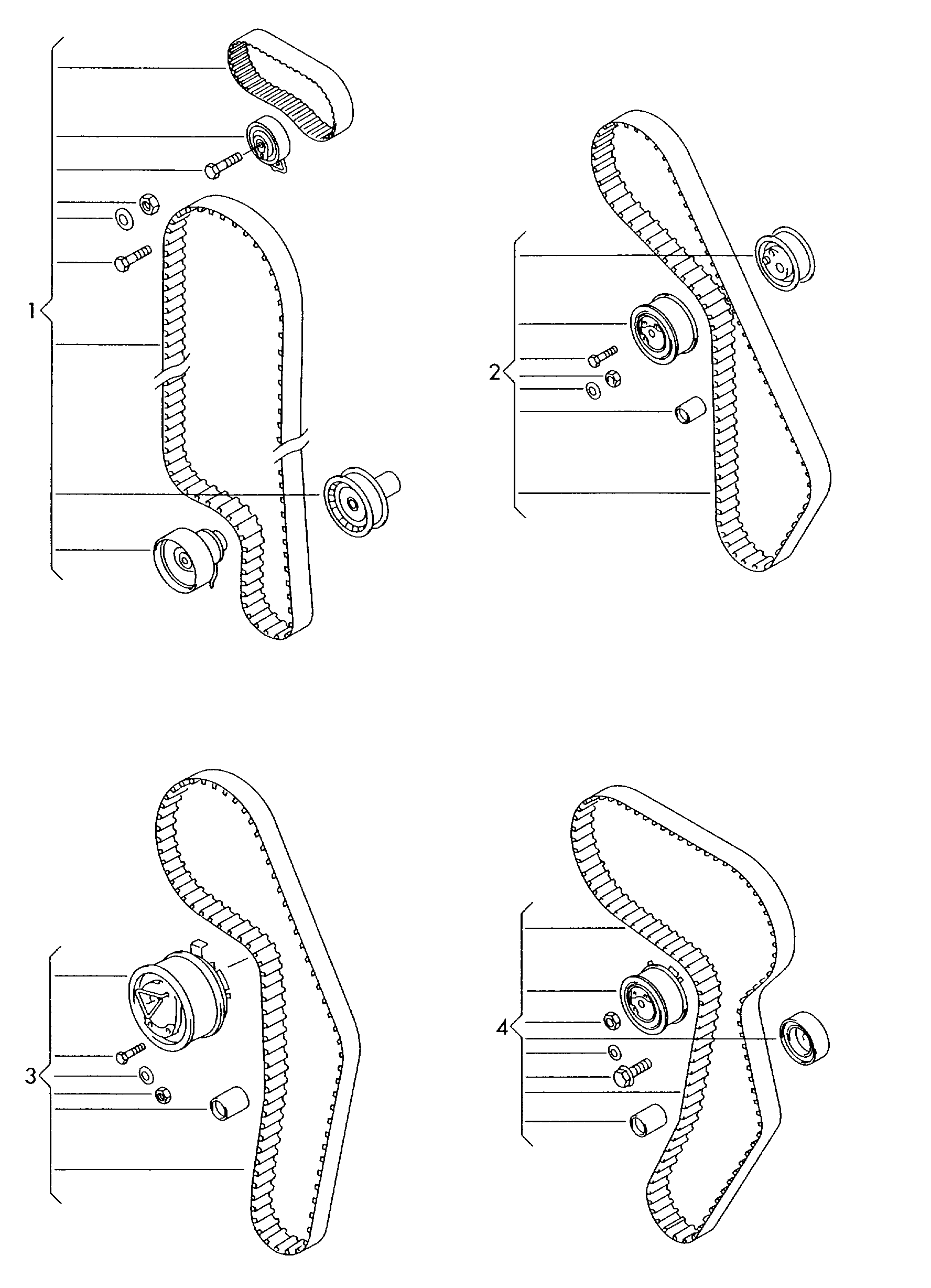 VAG 03G198119A - Zobsiksnas komplekts adetalas.lv