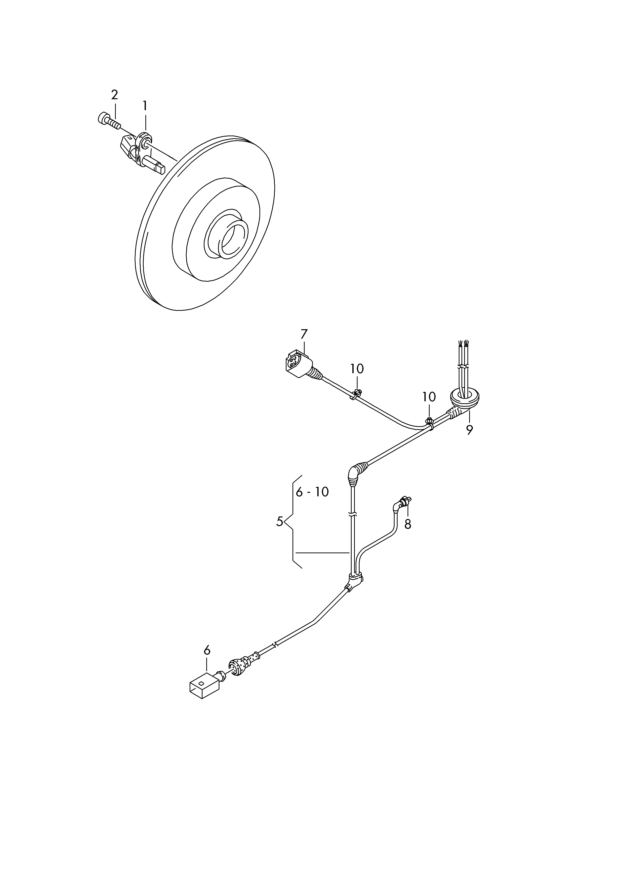 VW WHT 003 860 - Devējs, Riteņu griešanās ātrums adetalas.lv