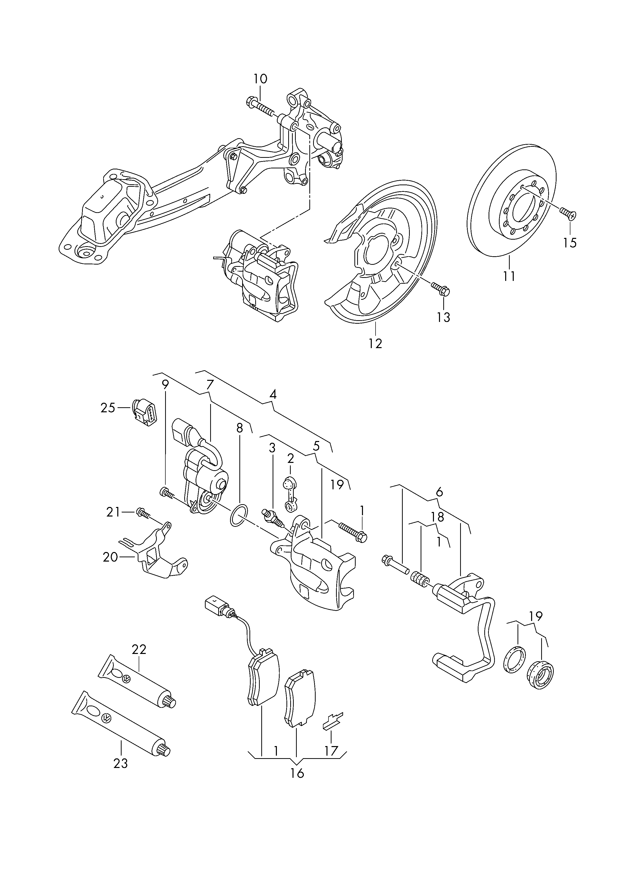 Seat 5N0 698 451 - Bremžu uzliku kompl., Disku bremzes adetalas.lv