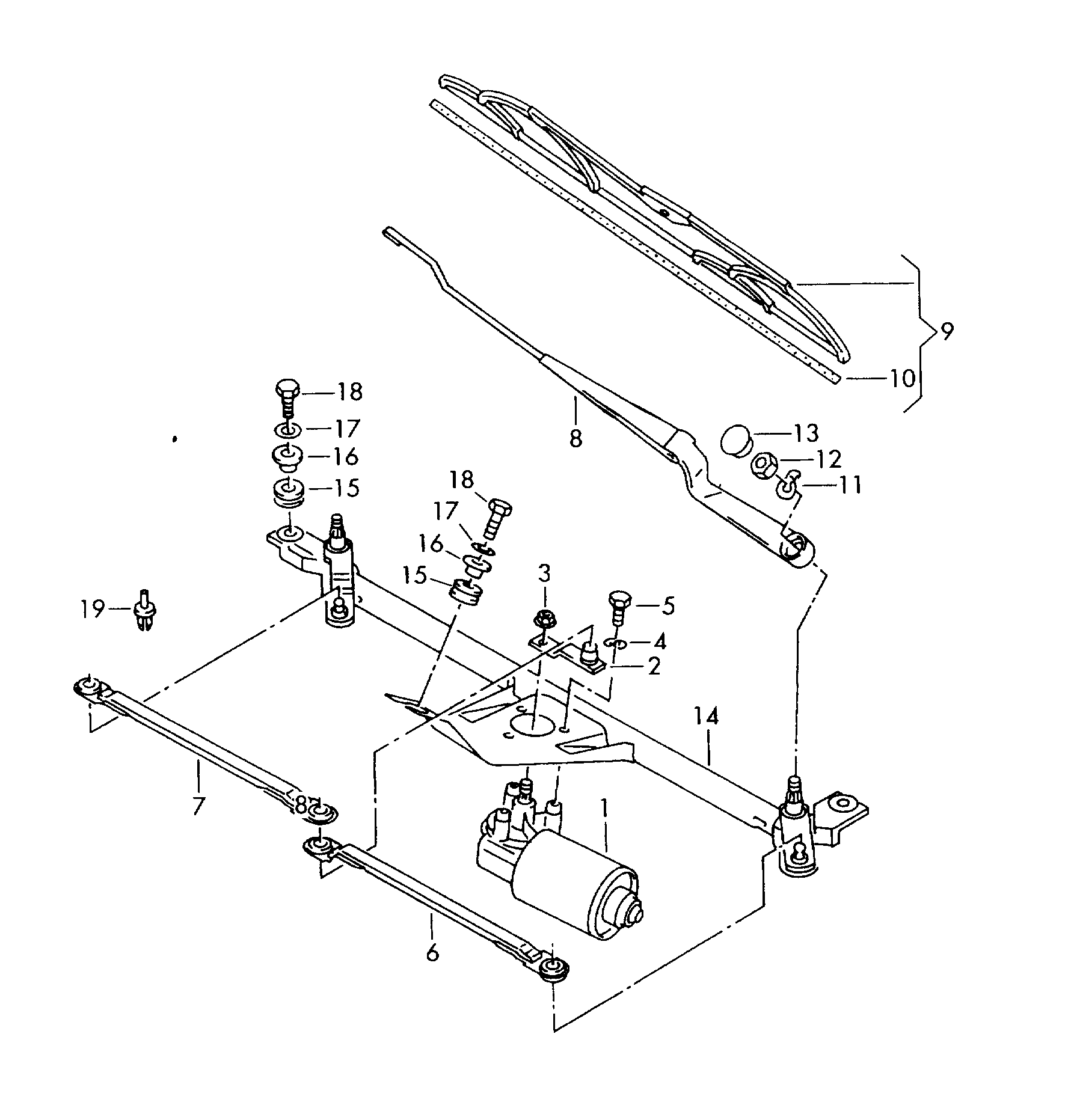 Skoda 6N0955427 - Stikla tīrītāja slotiņa adetalas.lv