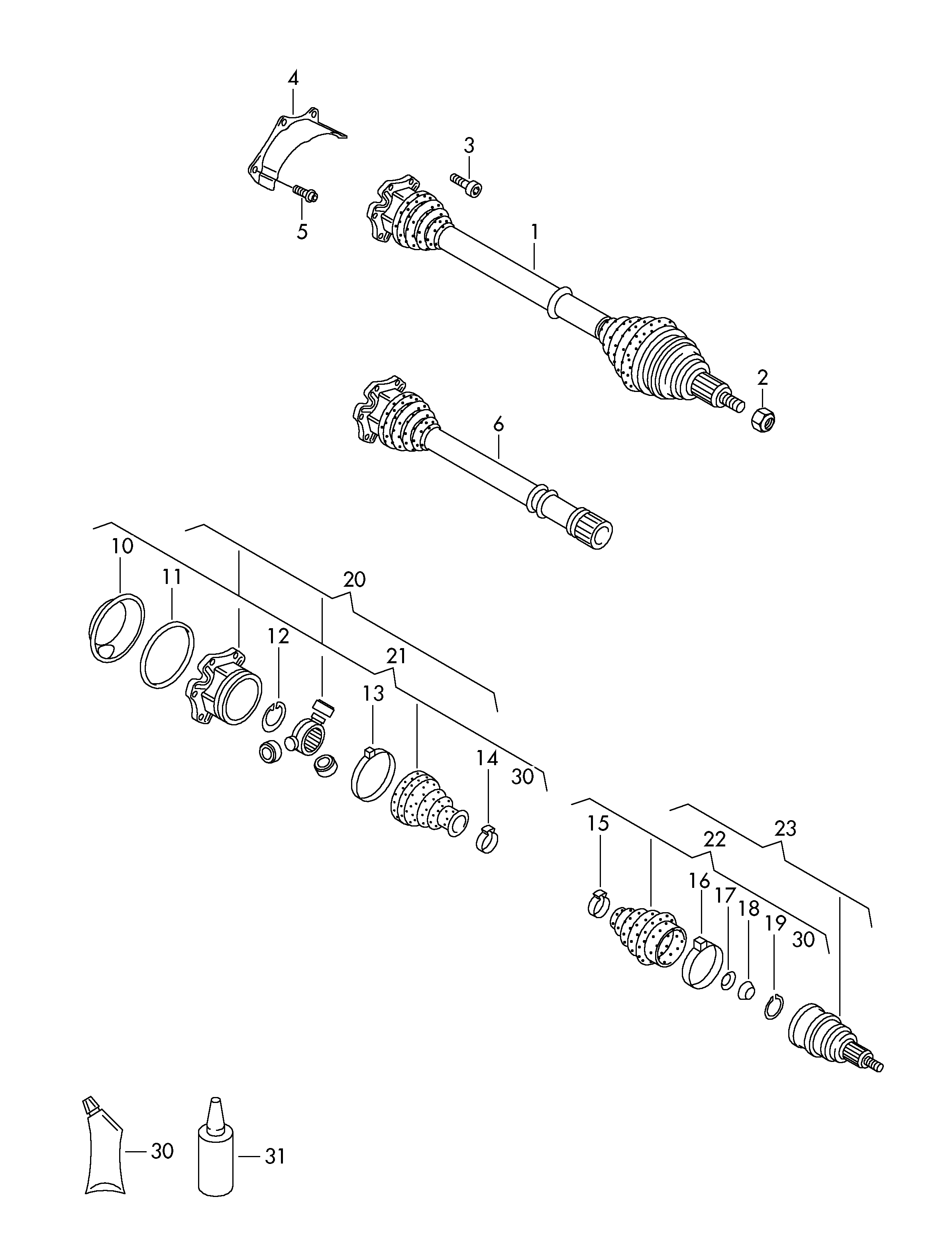 Seat 1J0 498 201 K - Putekļusargs, Piedziņas vārpsta adetalas.lv