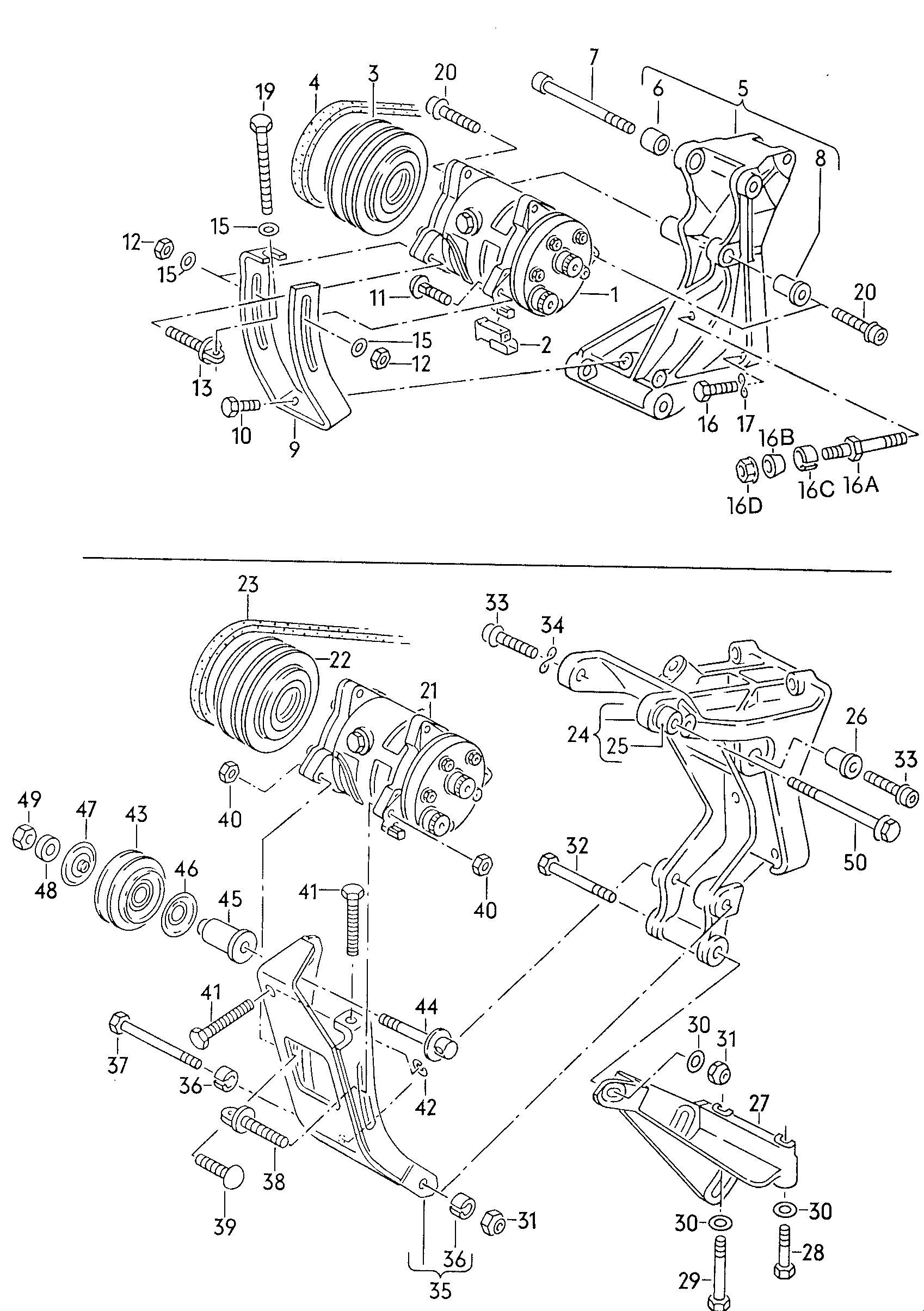 VW 068 260 940 - Parazīt / Vadrullītis, Ķīļsiksna adetalas.lv