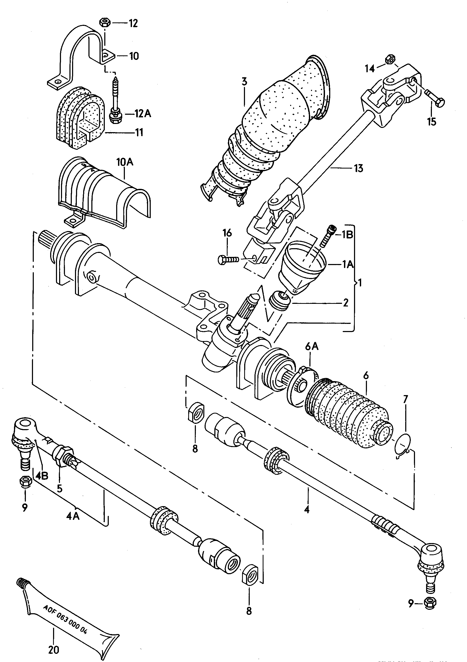 Skoda 191 419 804 - Stūres šķērsstiepnis adetalas.lv