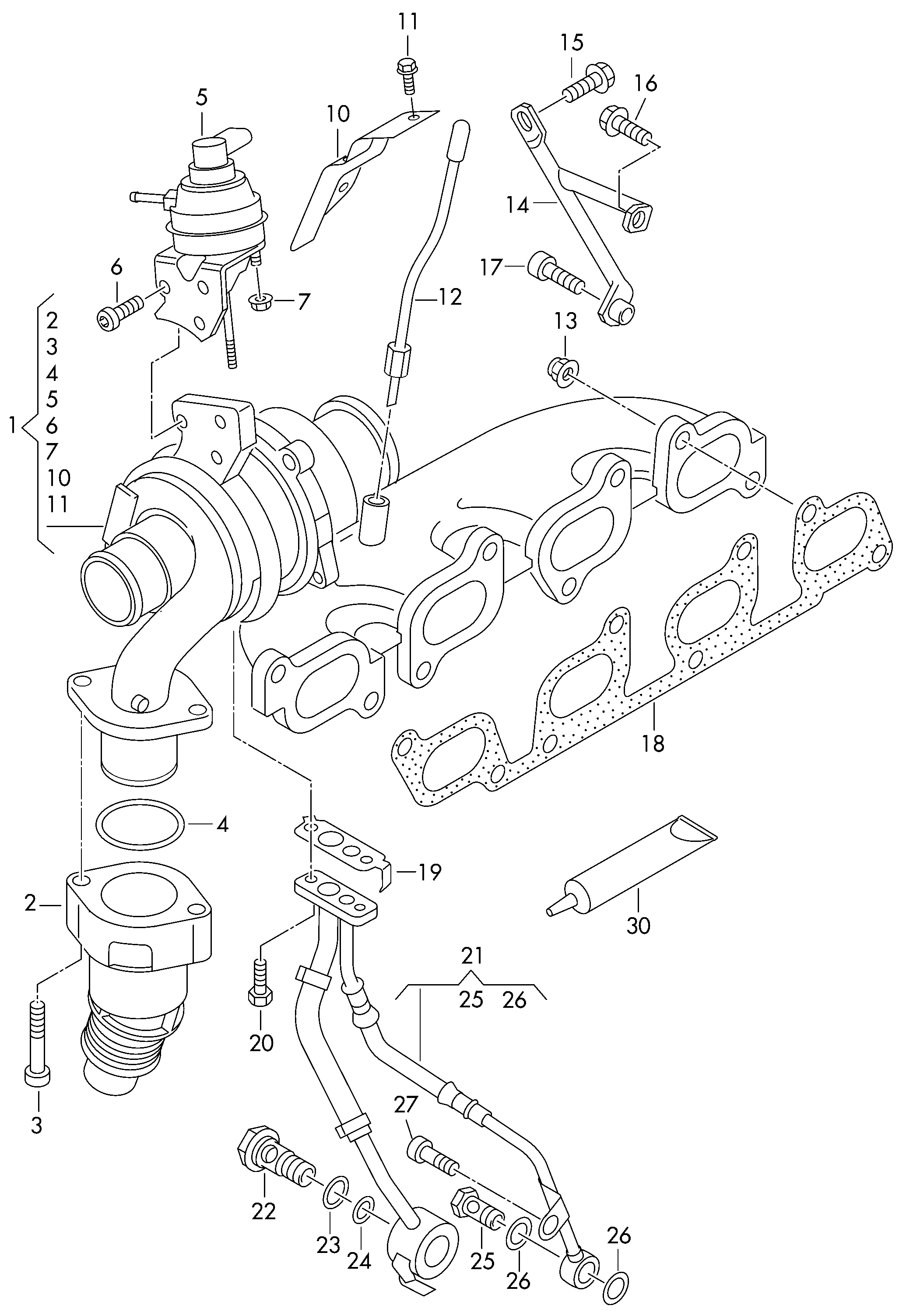 AUDI 03L253014A* - Kompresors, Turbopūte adetalas.lv