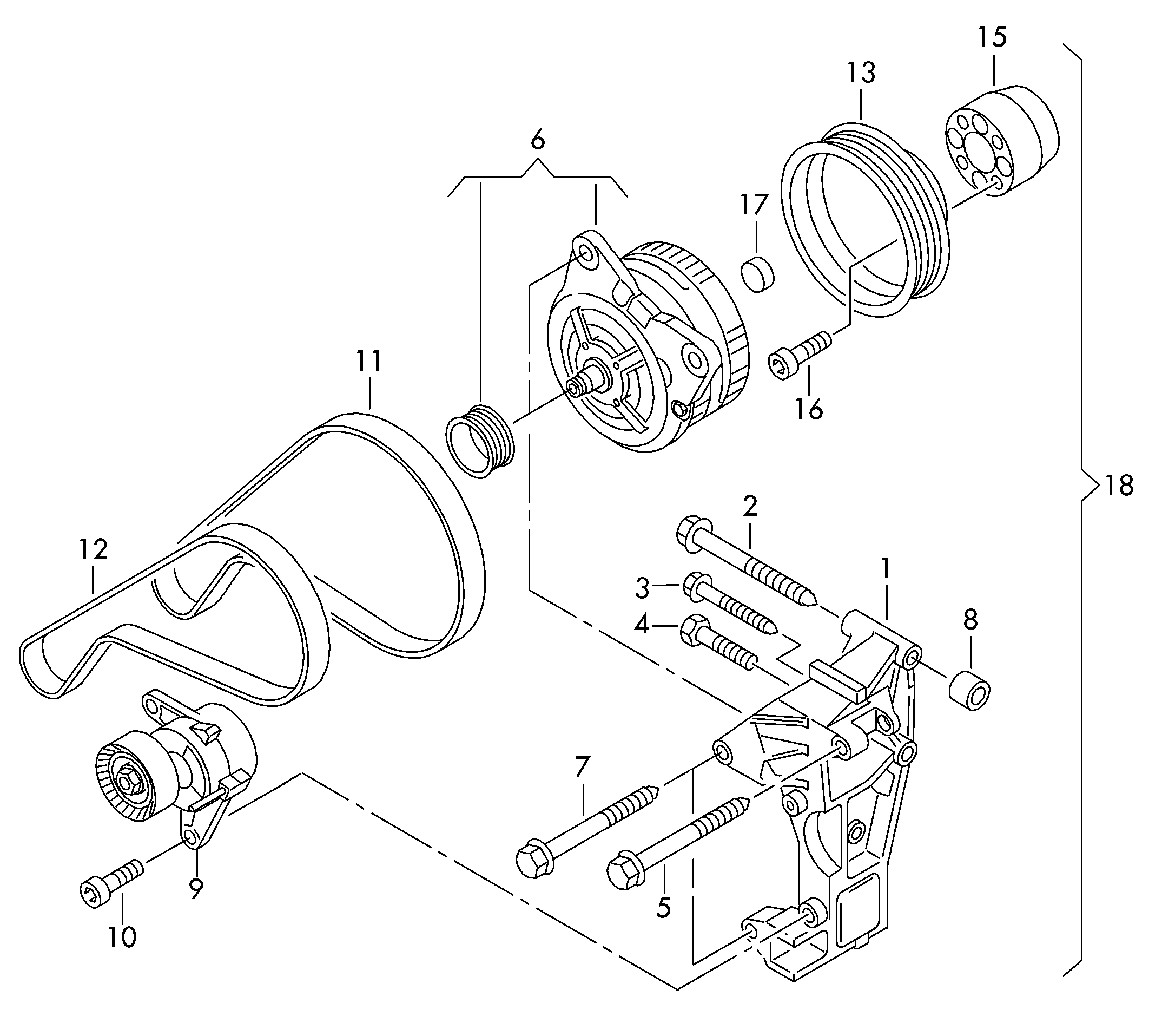 VW 03L 903 137 P - Ķīļrievu siksna adetalas.lv