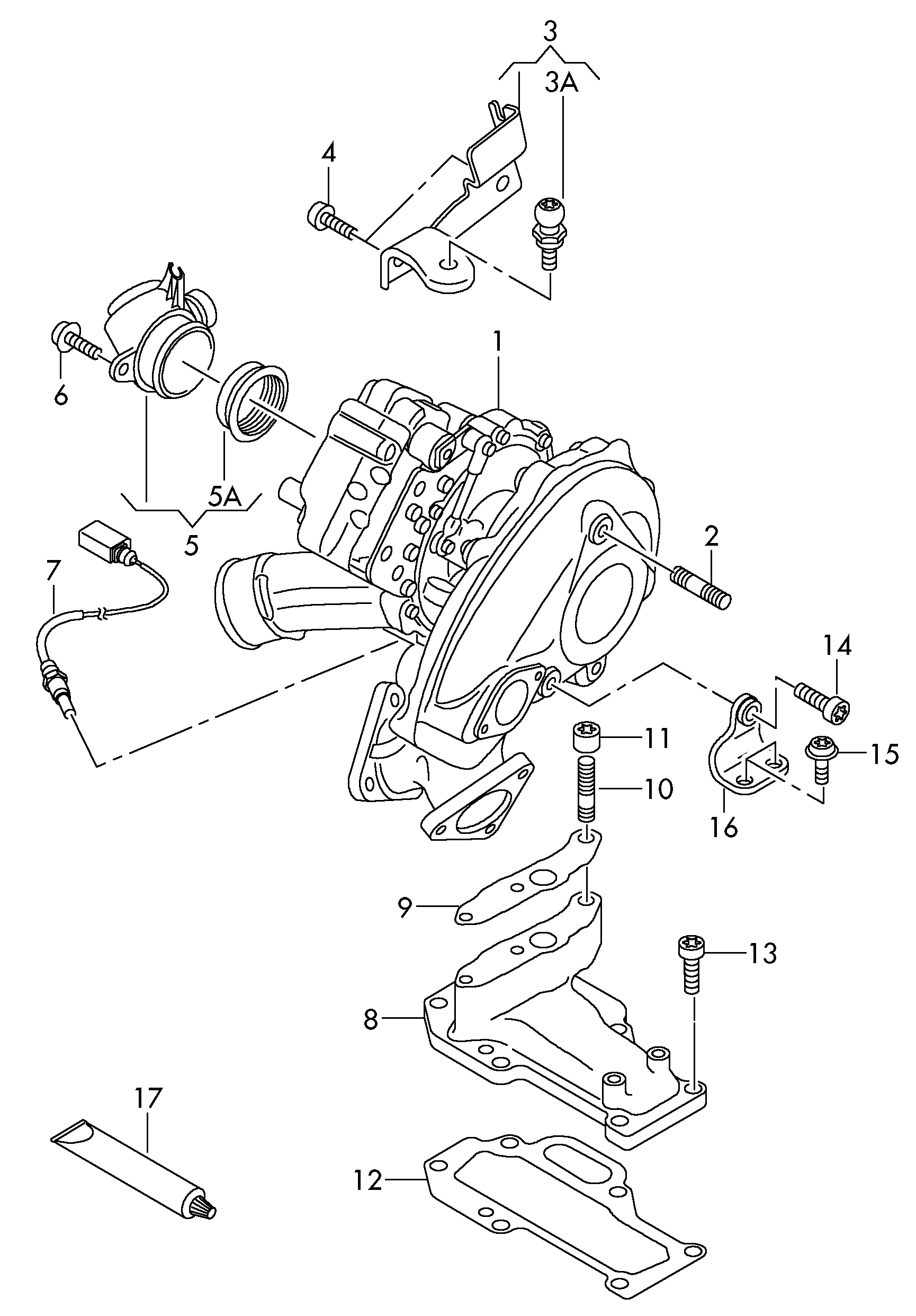 Seat 059145757AF - Blīve, Eļļas noliešana (Kompresors) adetalas.lv