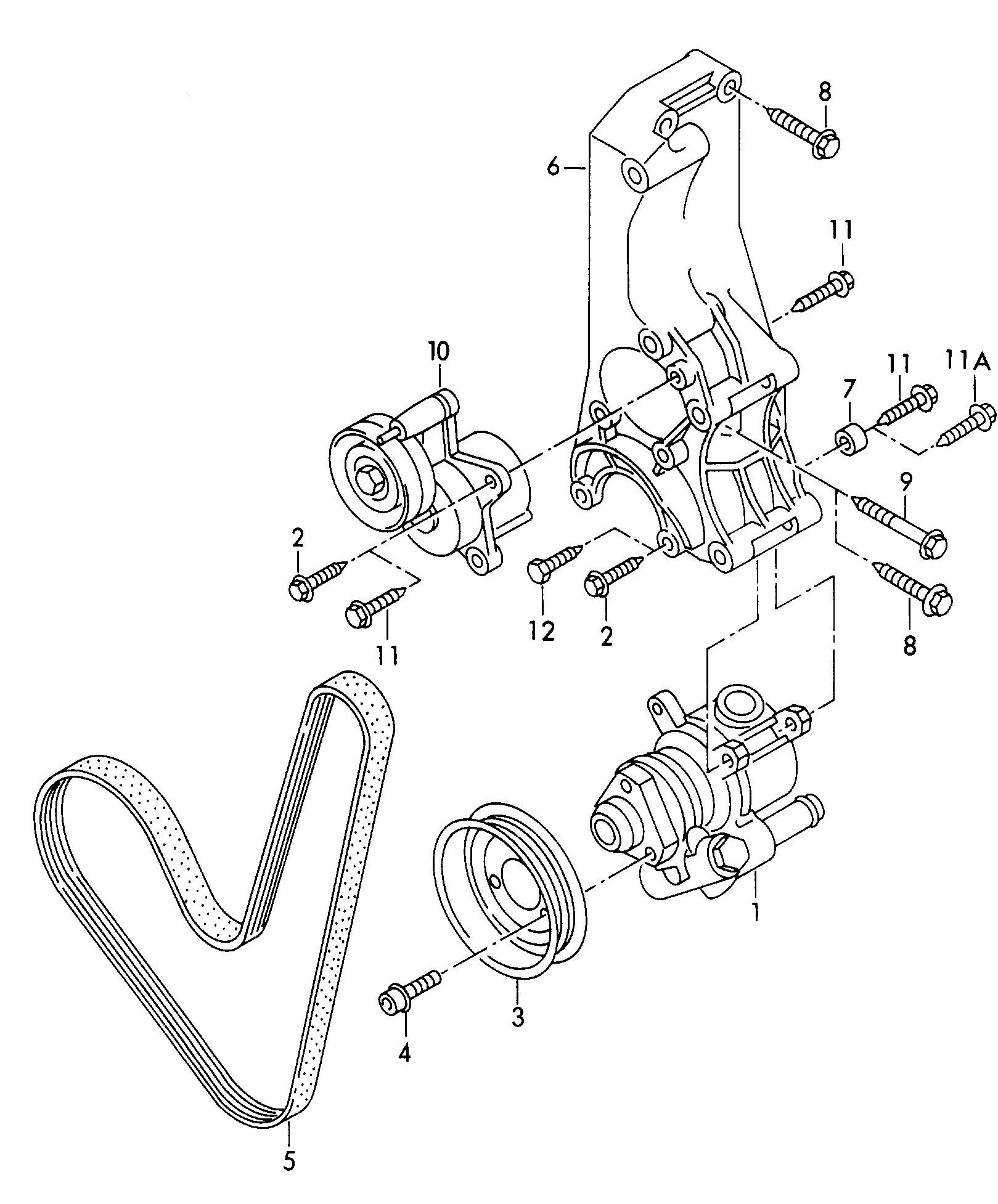 VAG 6N0 422 154 EX - Hidrosūknis, Stūres iekārta adetalas.lv