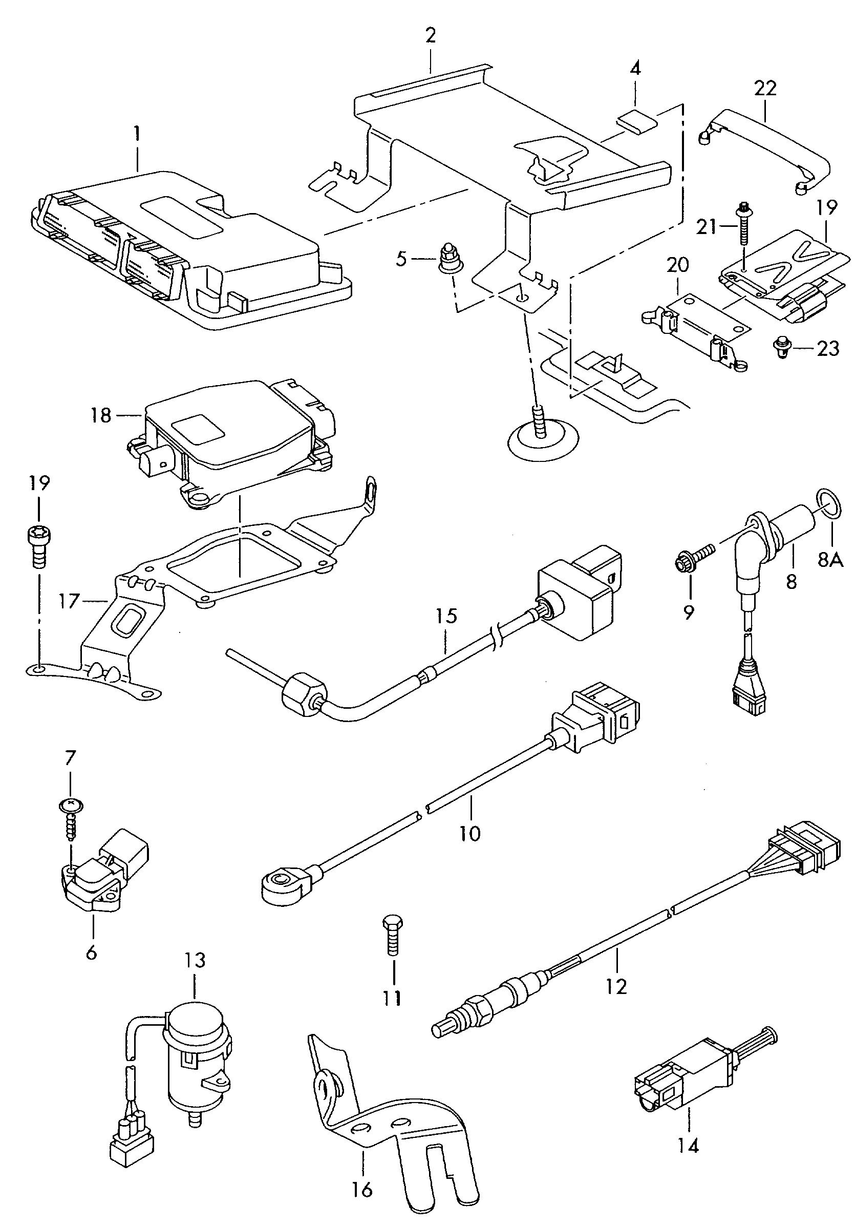 Seat 030957147T - Impulsu devējs, Kloķvārpsta adetalas.lv