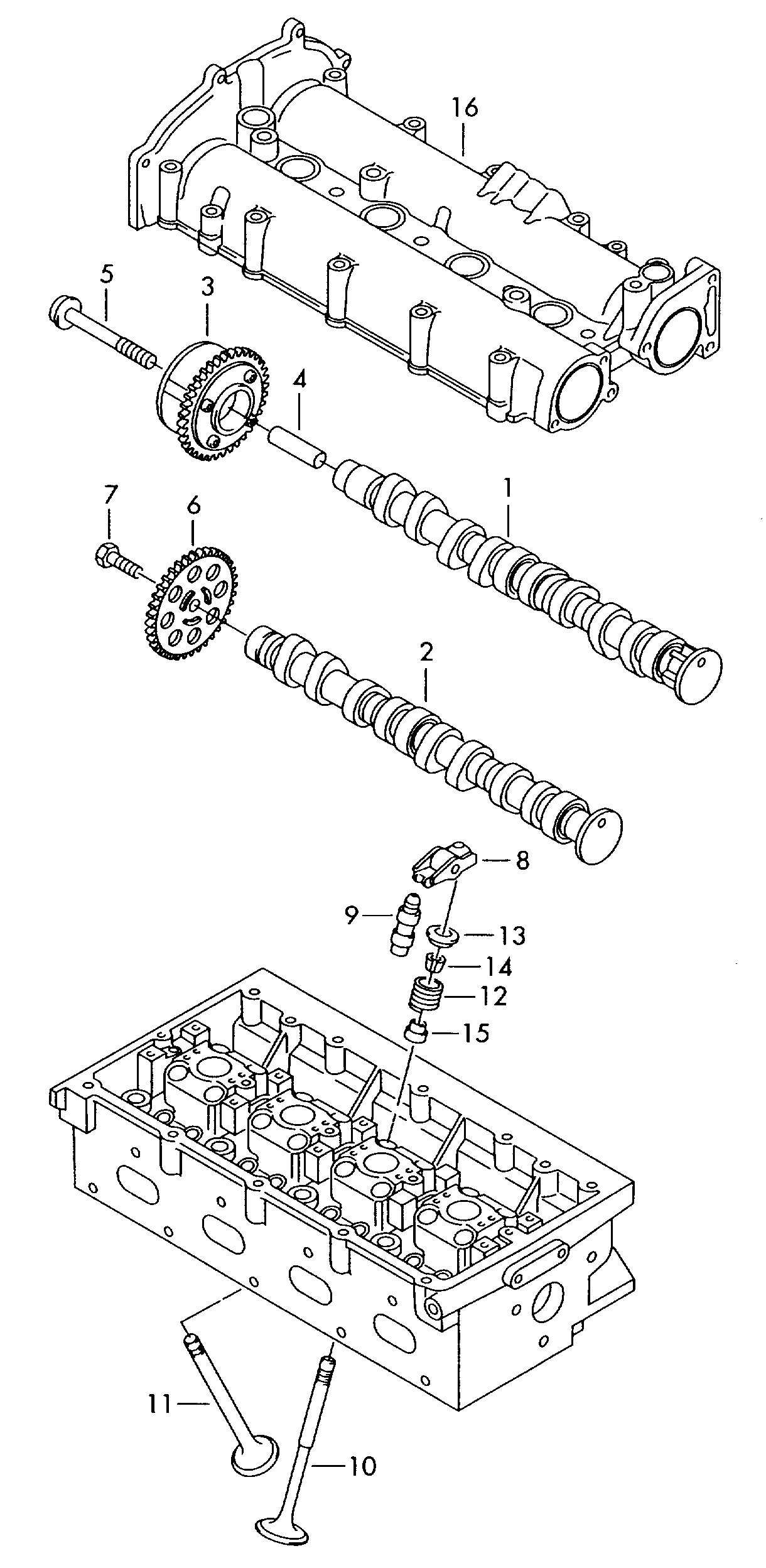 VW 03C109571B - Sadales vārpstas piedziņas ķēdes komplekts adetalas.lv