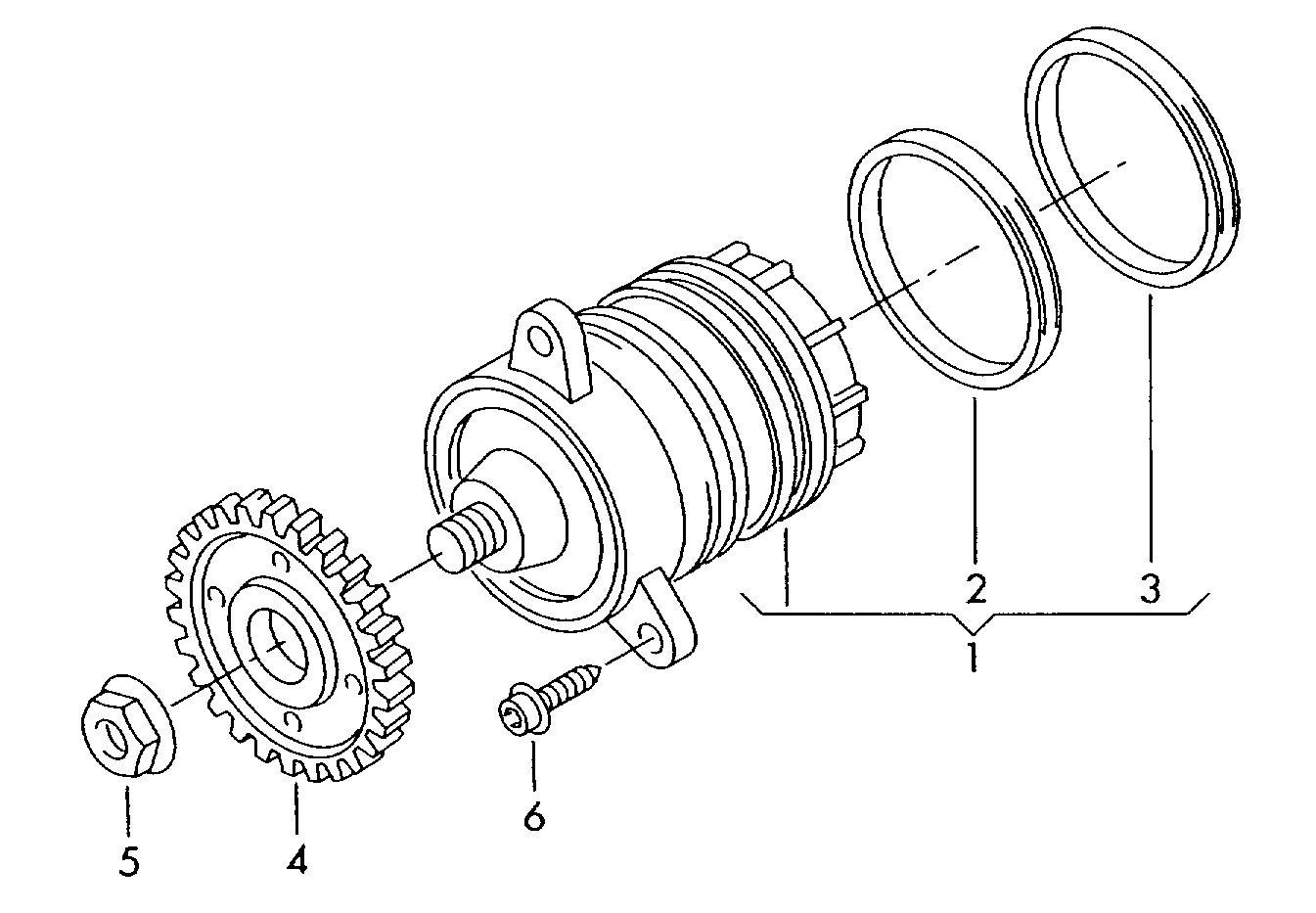 VAG 070 121 011D - Ūdenssūknis adetalas.lv