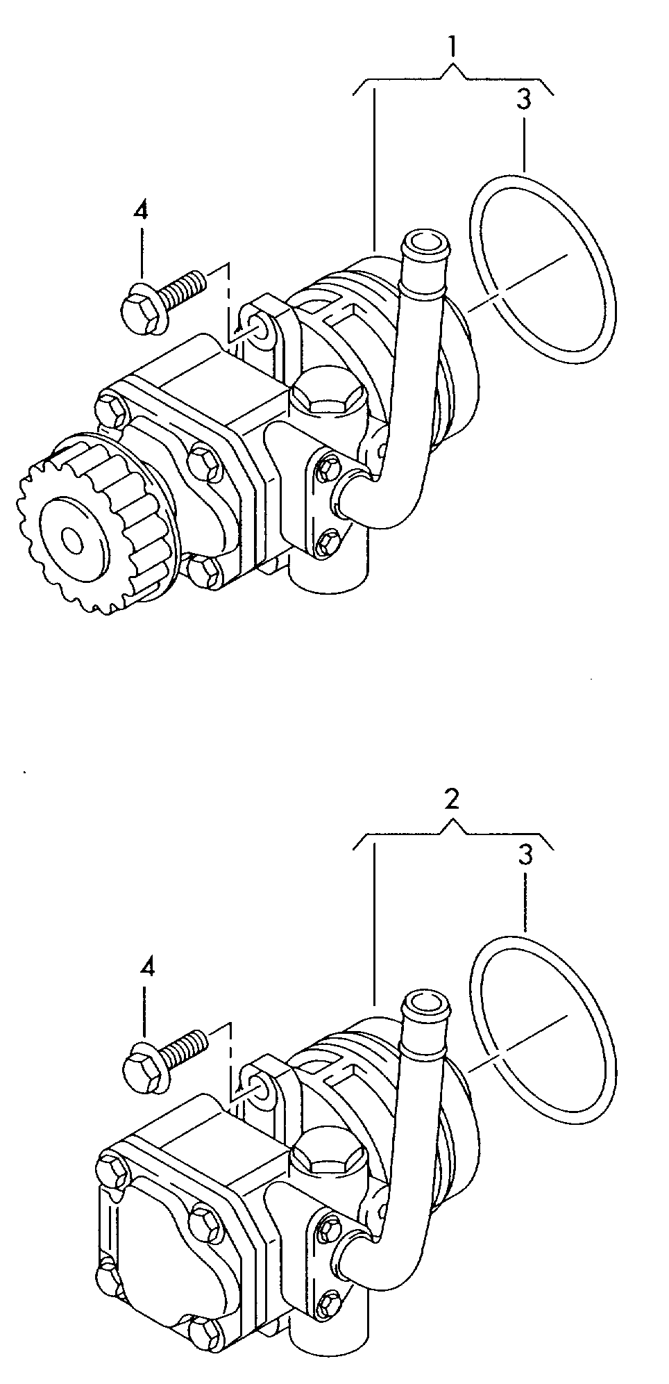 Skoda 7H0422153A - Hidrosūknis, Stūres iekārta adetalas.lv