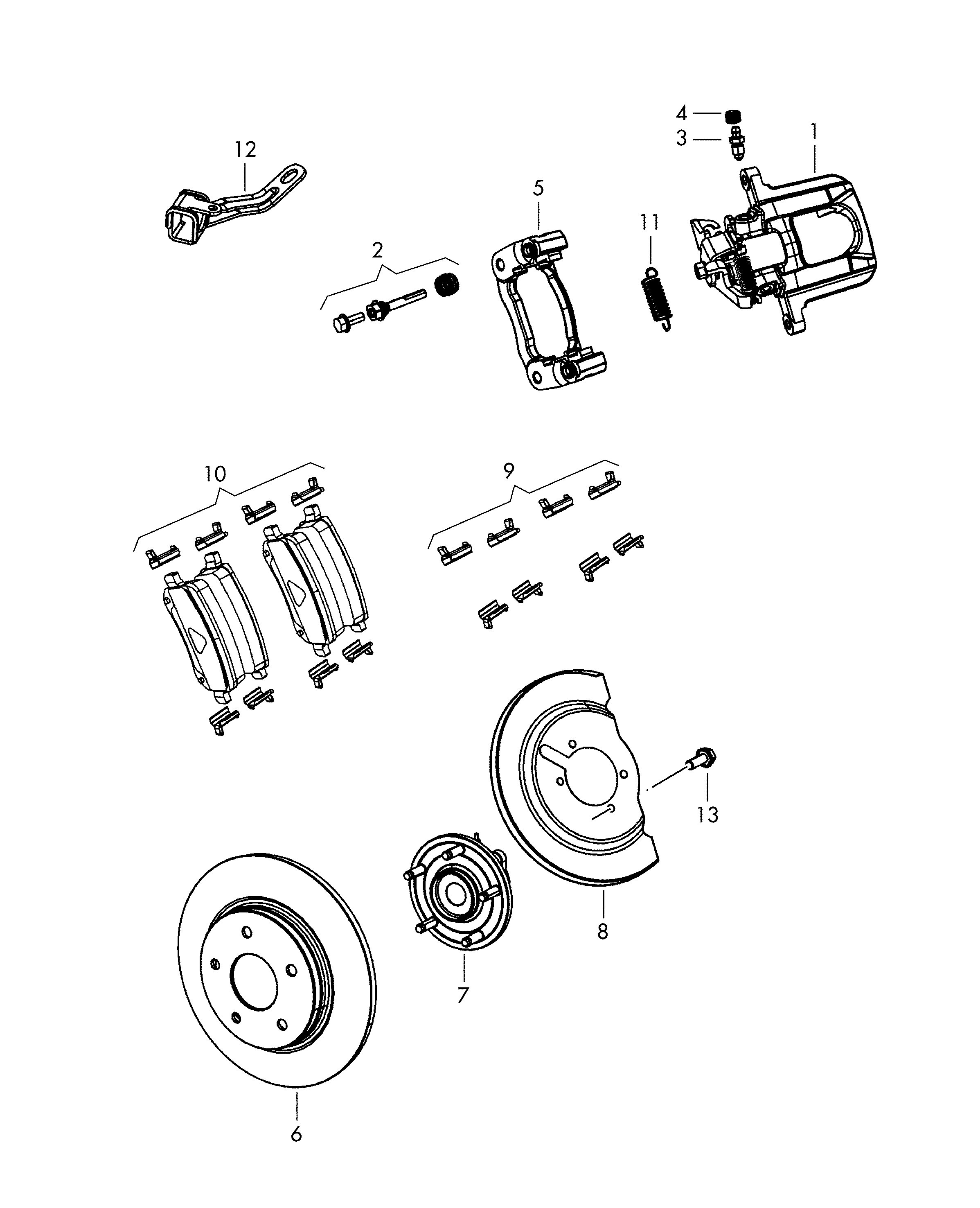 Skoda 7B0698451G - 1 set of brake pads for disk brake adetalas.lv