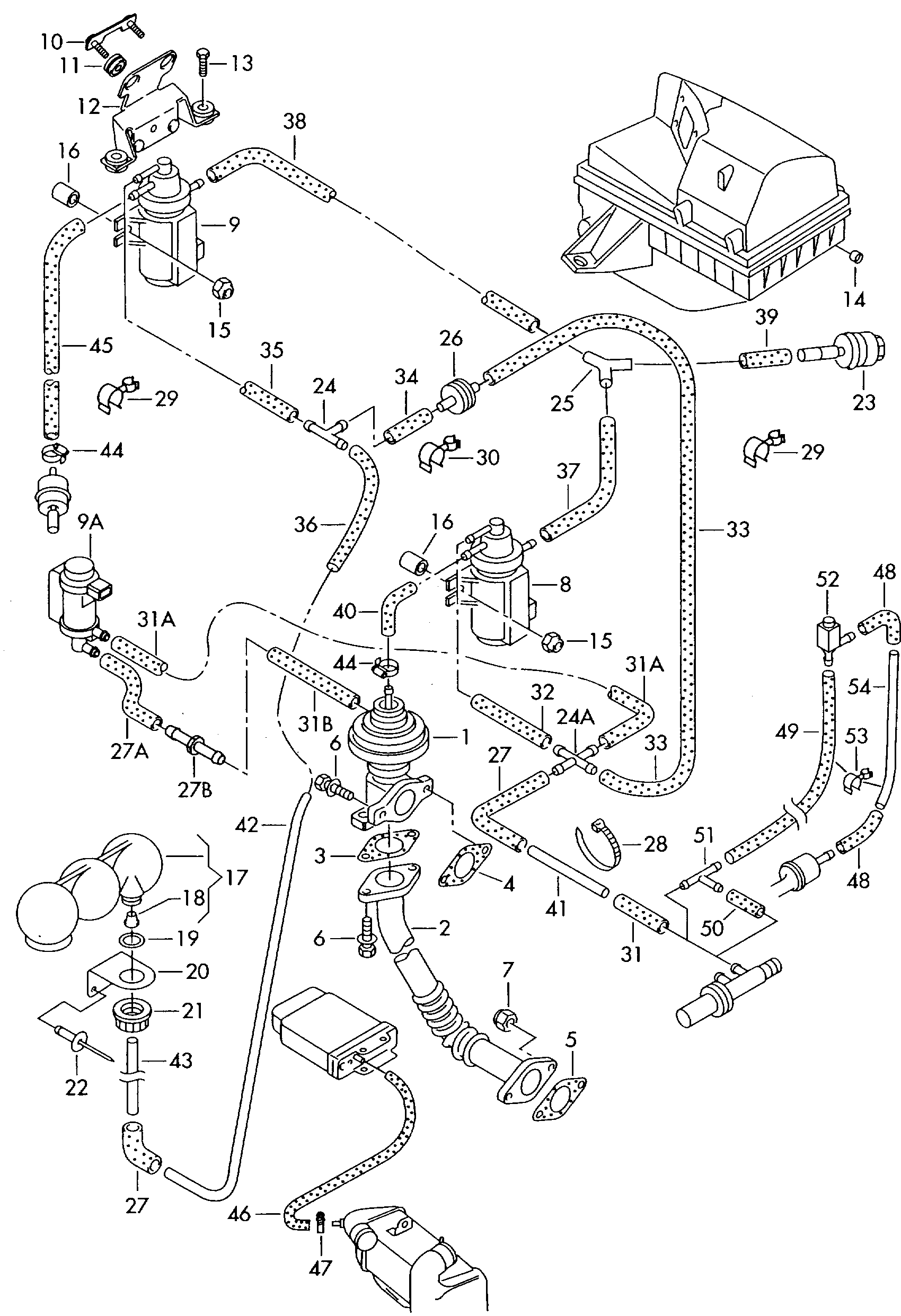 VW 1J0 906 283 A - Pūtes spiediena regulēšanas vārsts adetalas.lv