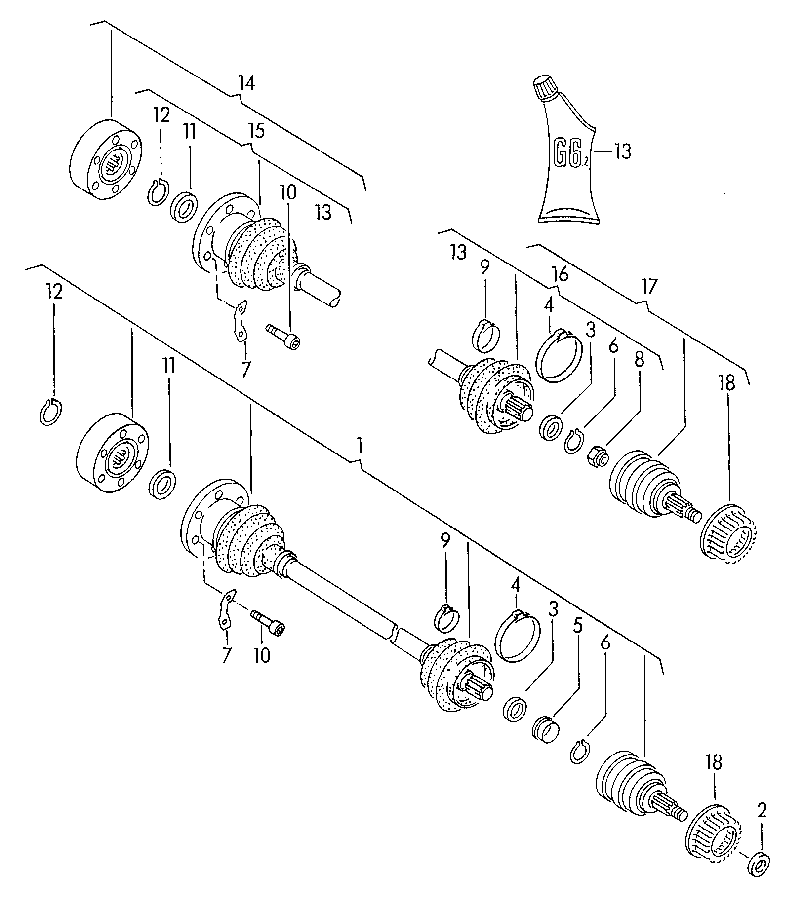 VW 191 498 203 D - Putekļusargs, Piedziņas vārpsta adetalas.lv