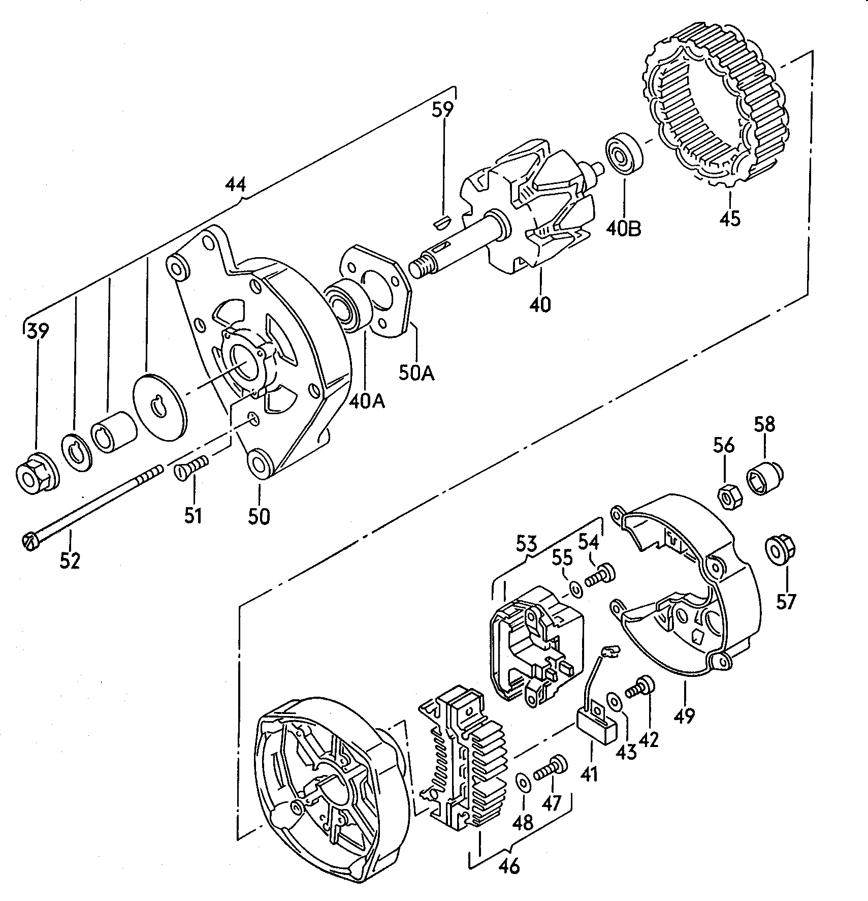 AUDI 026 903 015 EX - Ģenerators adetalas.lv