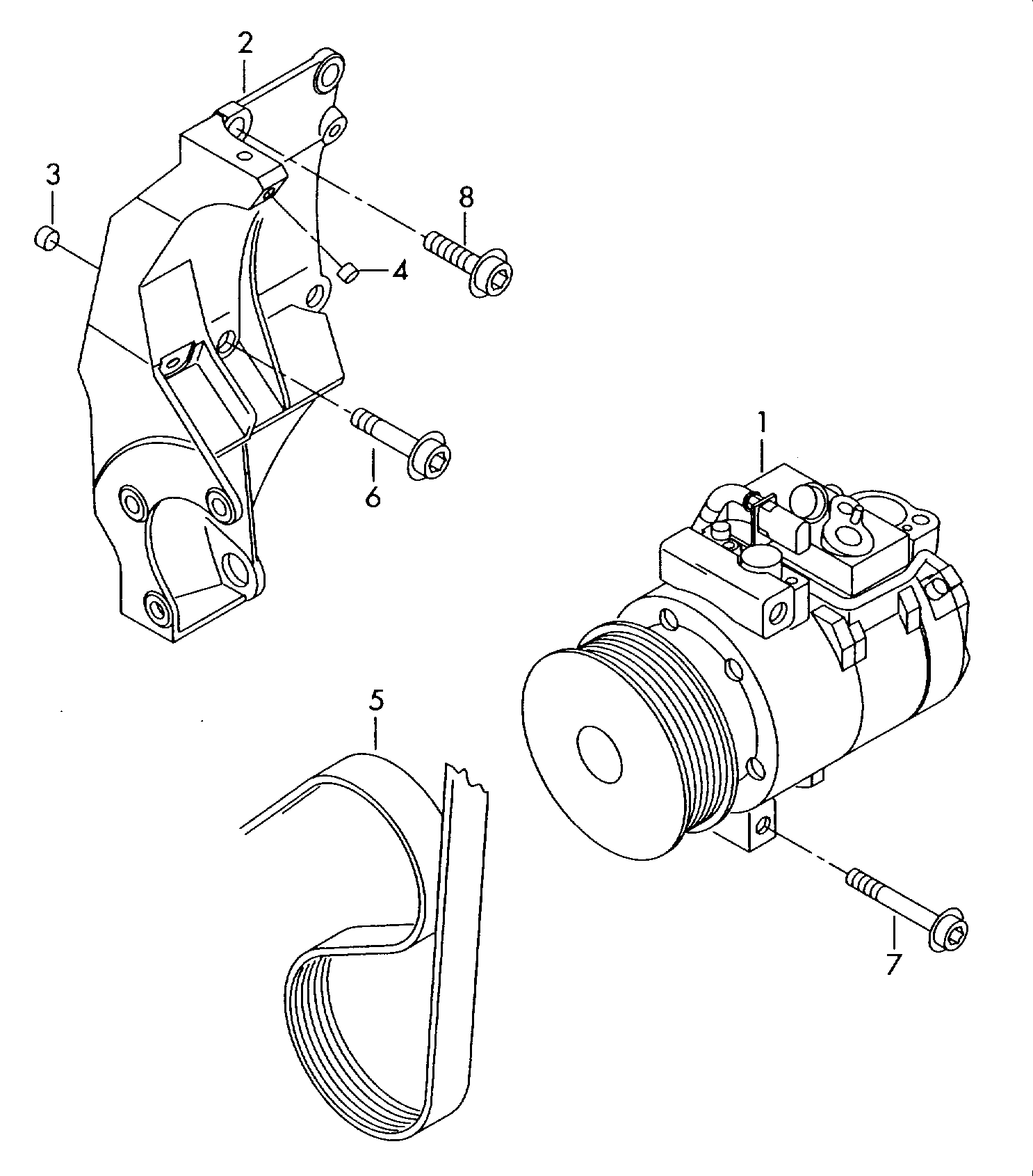 VAG 7L6820803H - Kompresors, Gaisa kond. sistēma adetalas.lv