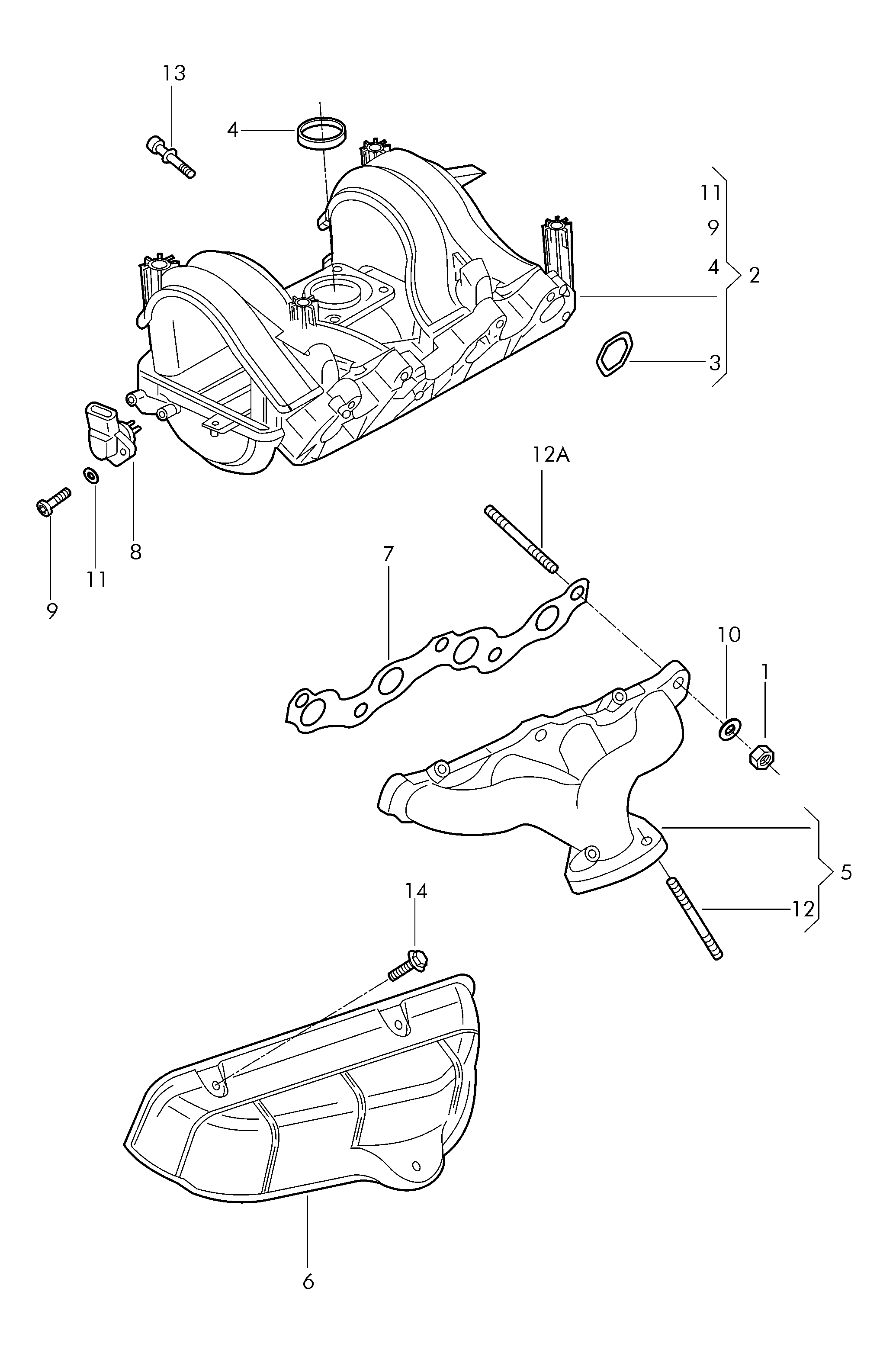 Seat 027 998 041 1 - Devējs, Spiediens ieplūdes traktā adetalas.lv